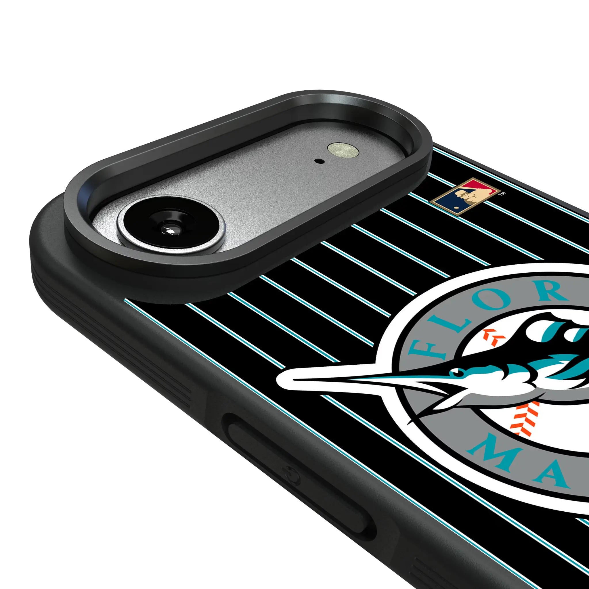 Miami Marlins 1993-2011 - Cooperstown Collection Pinstripe Bump Phone Case