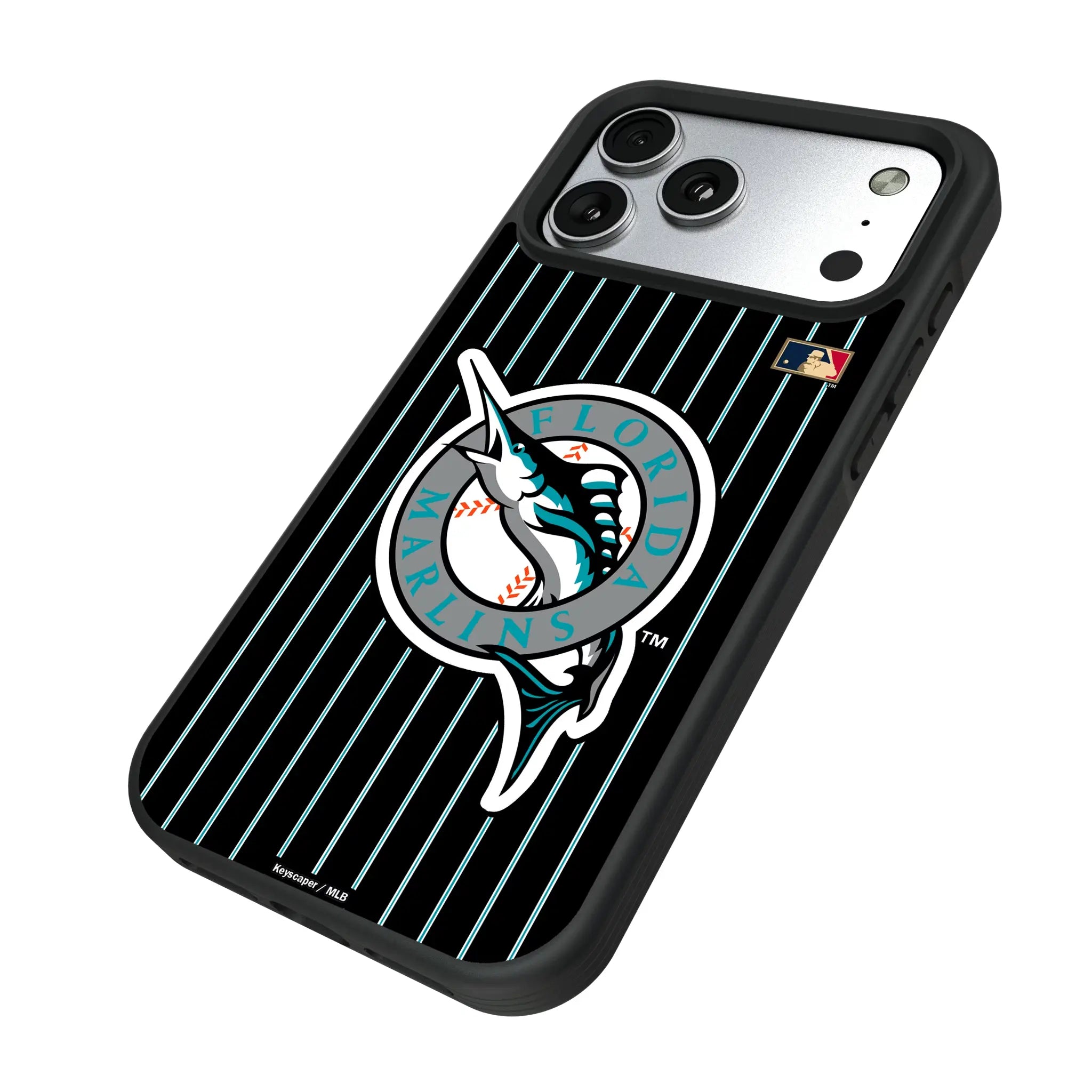 Miami Marlins 1993-2011 - Cooperstown Collection Pinstripe Bump Phone Case