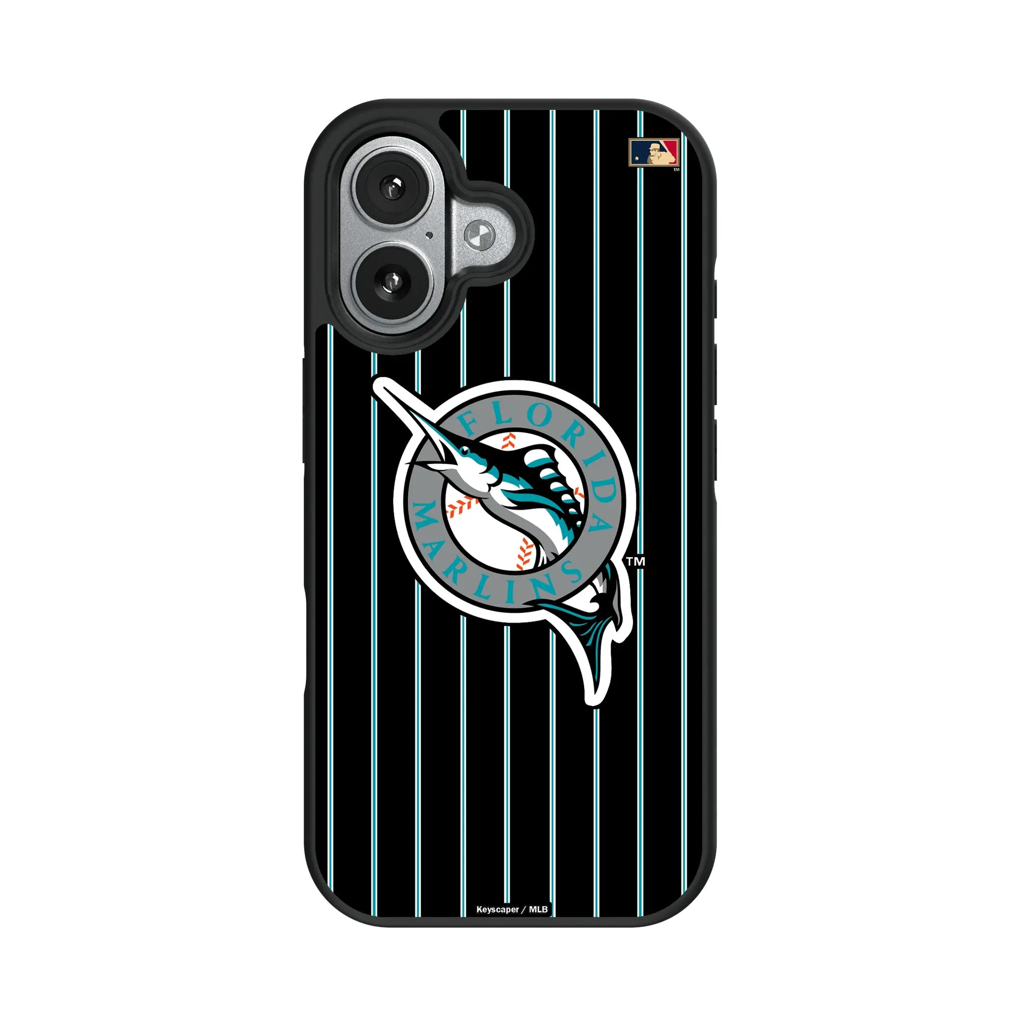 Miami Marlins 1993-2011 - Cooperstown Collection Pinstripe Bump Phone Case