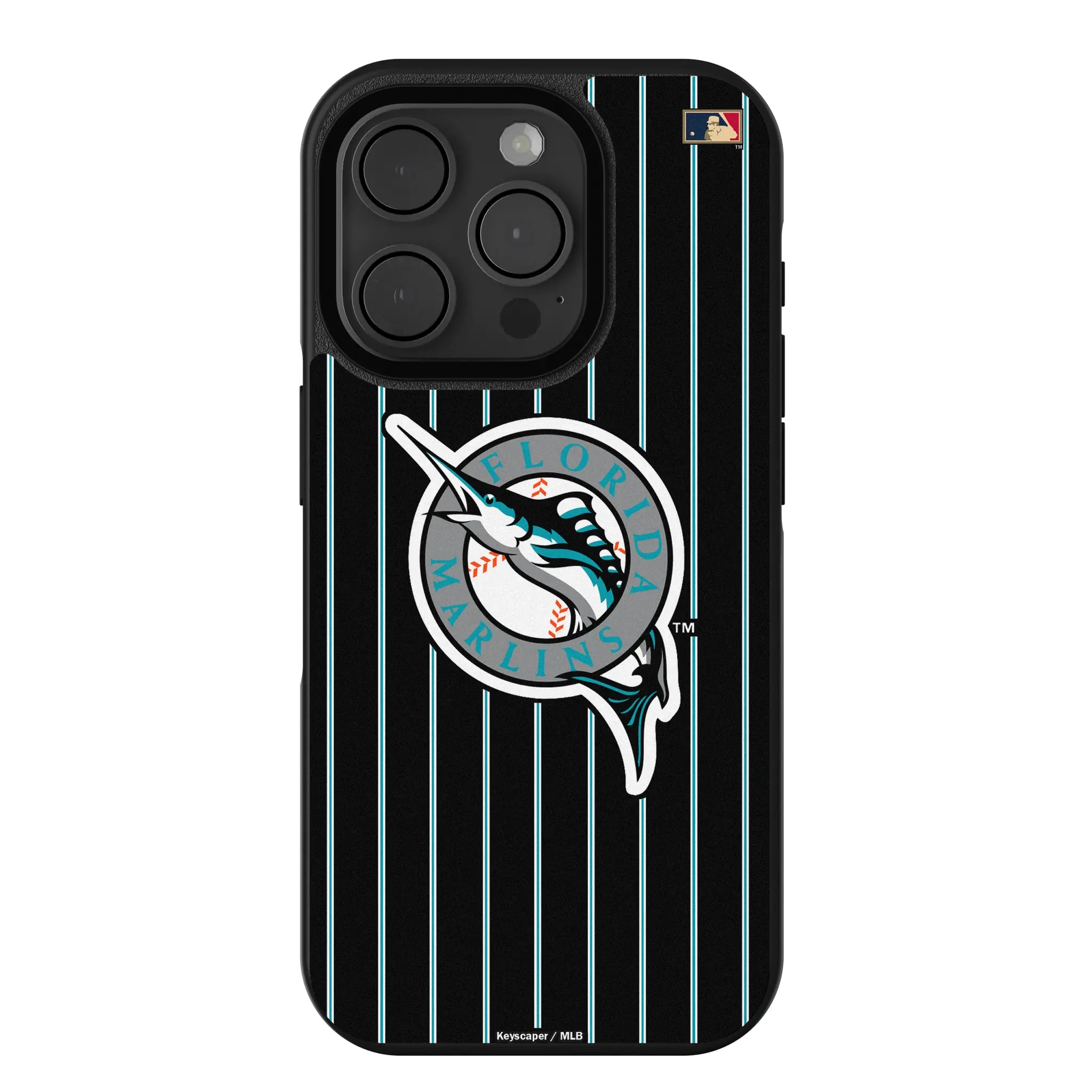 Miami Marlins 1993-2011 - Cooperstown Collection Pinstripe Bump Phone Case