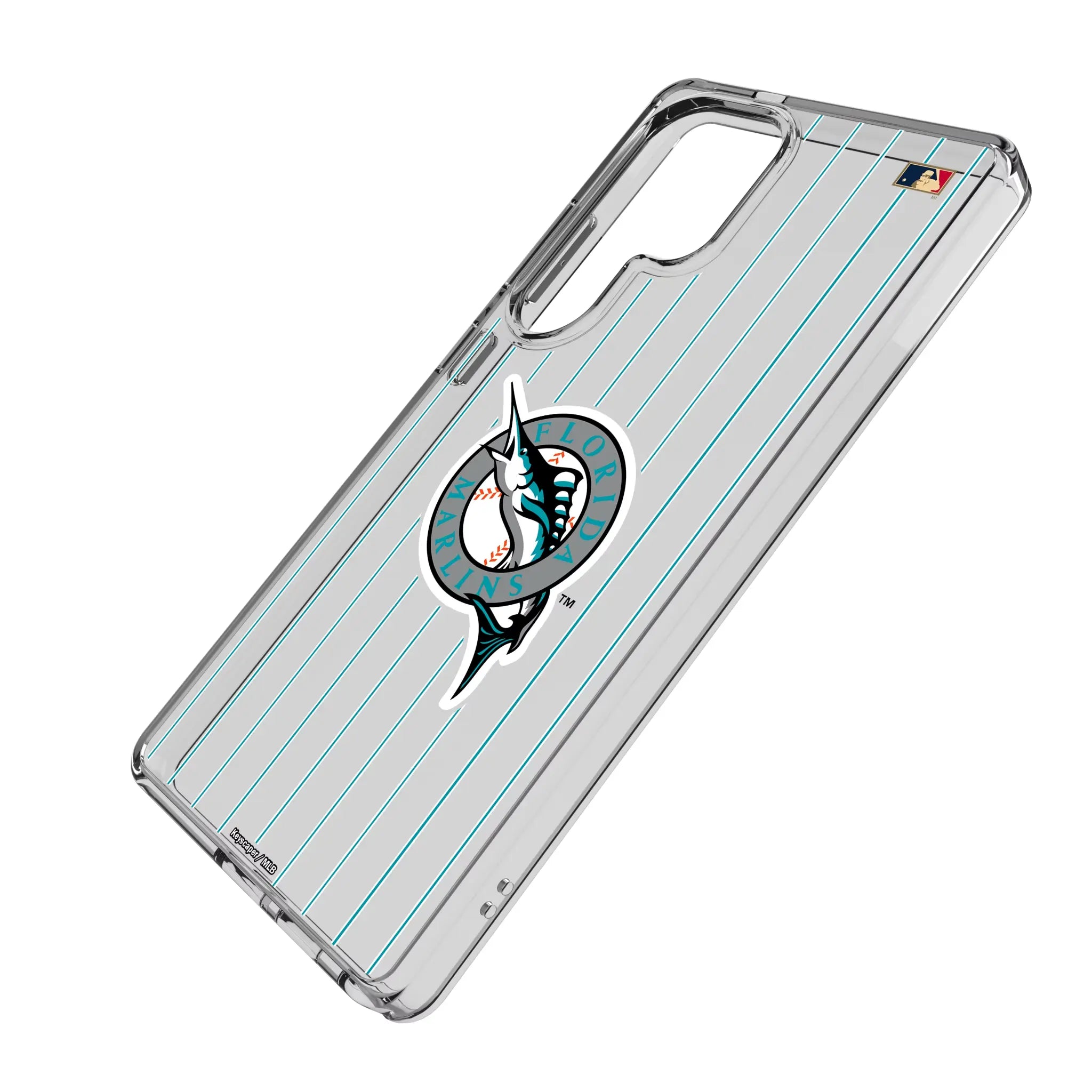 Miami Marlins 1993-2011 - Cooperstown Collection Pinstripe Clear Phone Case for Samsung Galaxy