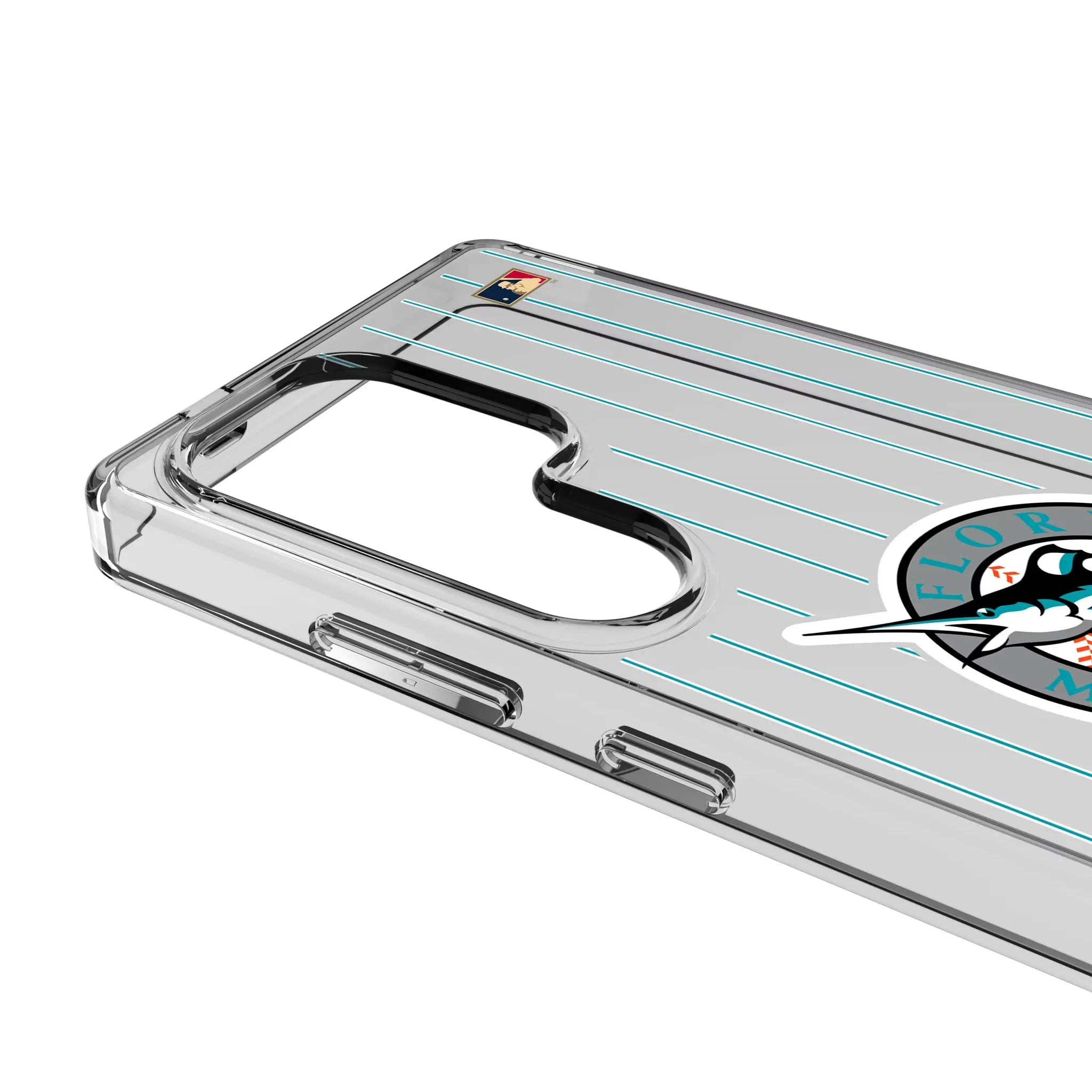 Miami Marlins 1993-2011 - Cooperstown Collection Pinstripe Clear Phone Case for Samsung Galaxy