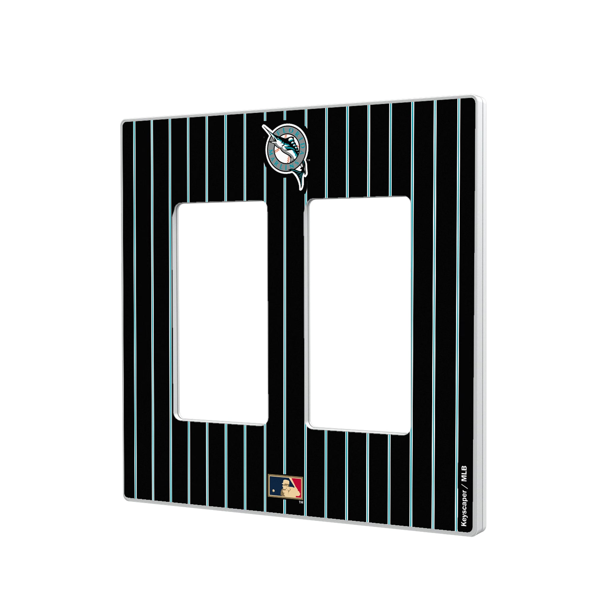 Miami Marlins 1993-2011 - Cooperstown Collection Pinstripe Hidden-Screw Light Switch Plate