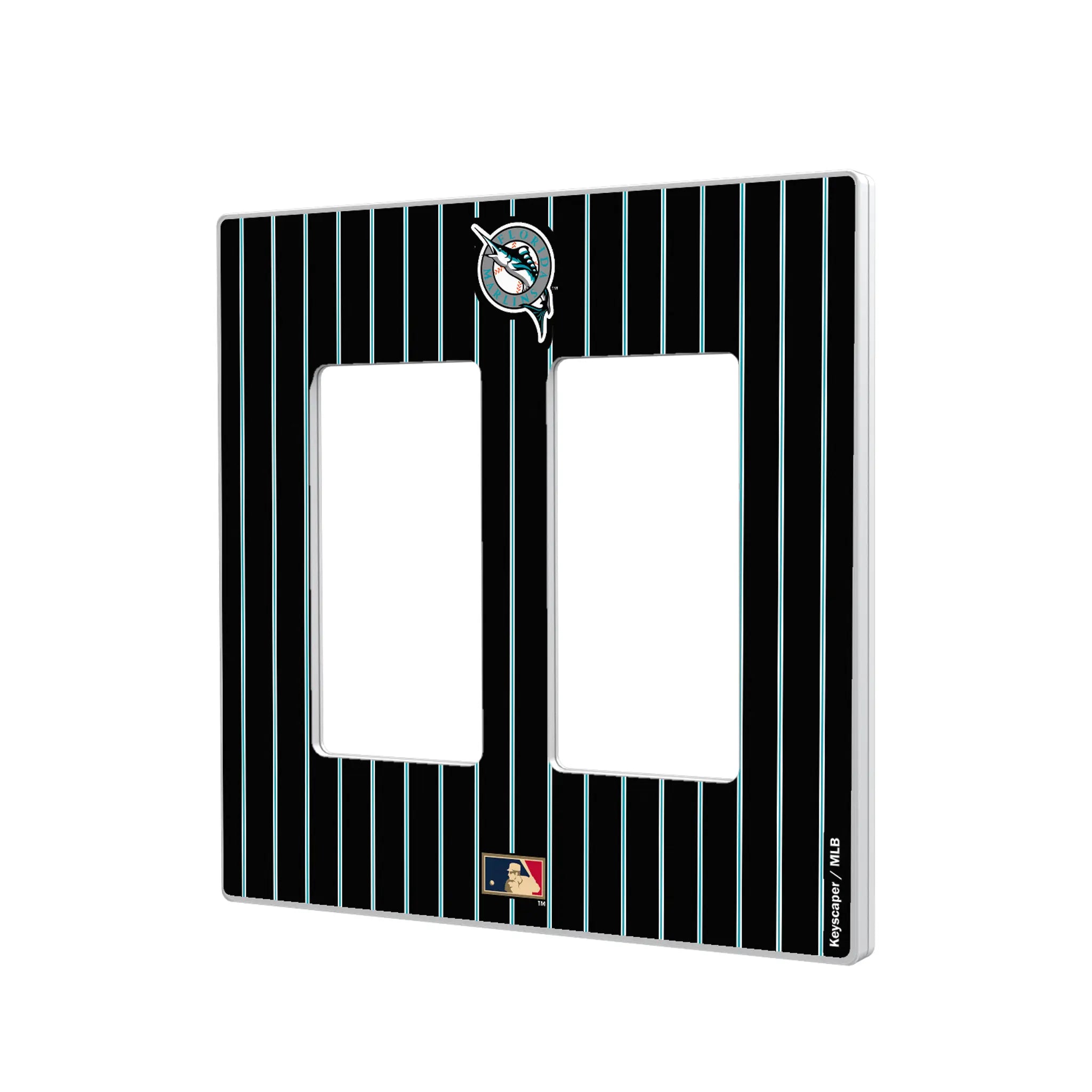 Miami Marlins 1993-2011 - Cooperstown Collection Pinstripe Hidden-Screw Light Switch Plate