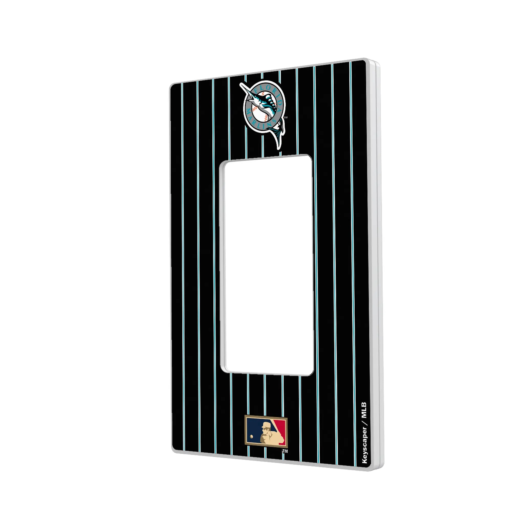 Miami Marlins 1993-2011 - Cooperstown Collection Pinstripe Hidden-Screw Light Switch Plate