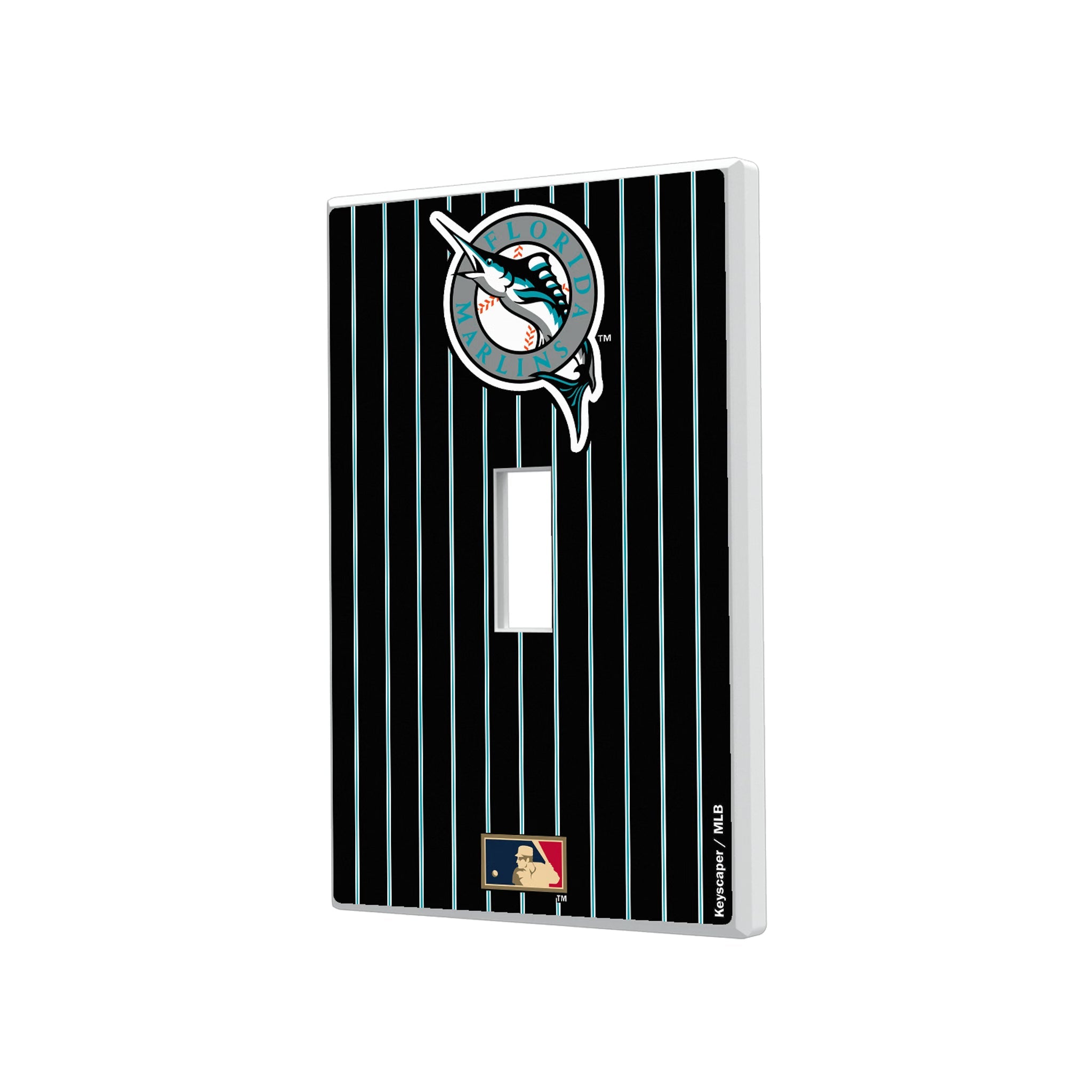 Miami Marlins 1993-2011 - Cooperstown Collection Pinstripe Hidden-Screw Light Switch Plate