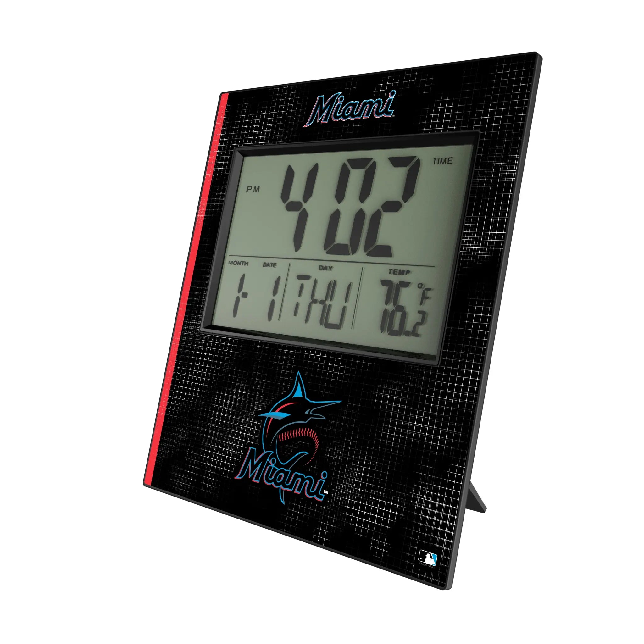 Miami Marlins Hatch Wall Clock