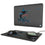 Miami Marlins Linen 15-Watt Wireless Charger and Mouse Pad