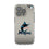 Miami Marlins Linen Clear Phone Case for Apple iPhone