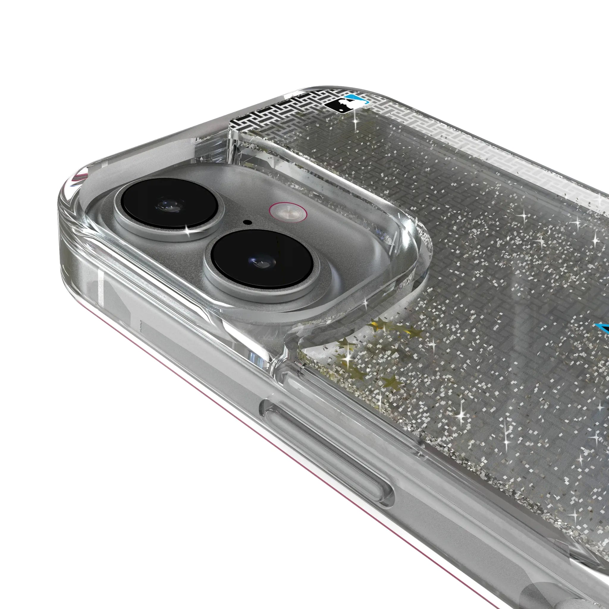 Miami Marlins Linen Glitter Phone Case