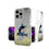 Miami Marlins Linen Glitter Phone Case