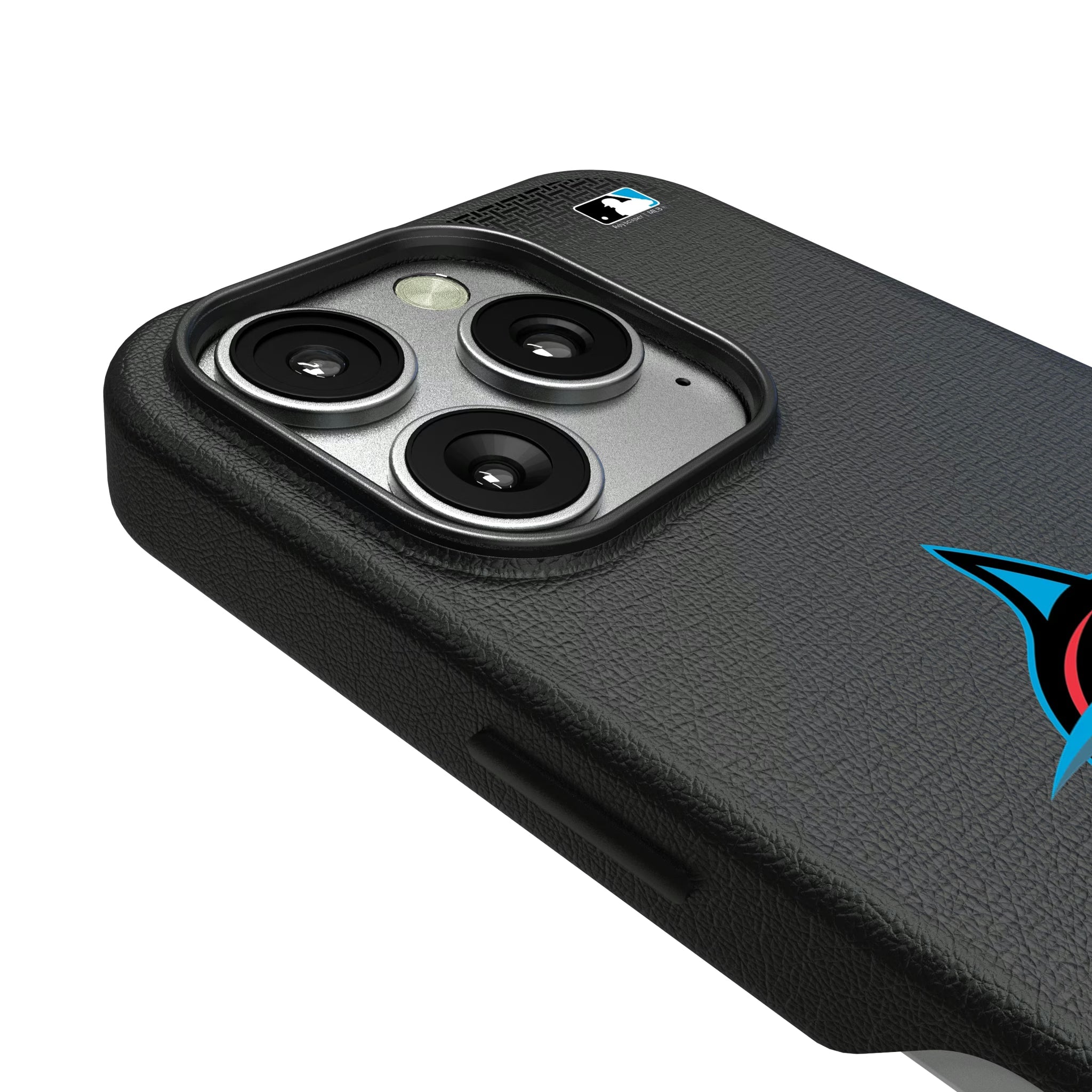 Miami Marlins Linen MagSafe Compatible Phone Case for Apple iPhone - Sports Gifts, Sports Memorabilia, Sports Collectibles, Fan Shop