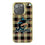 Miami Marlins Plaid Bling Phone Case