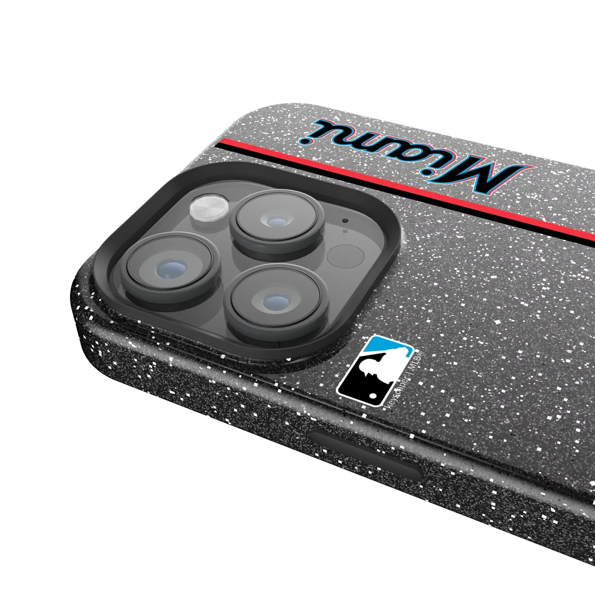 Miami Marlins Sidebar Bling Phone Case