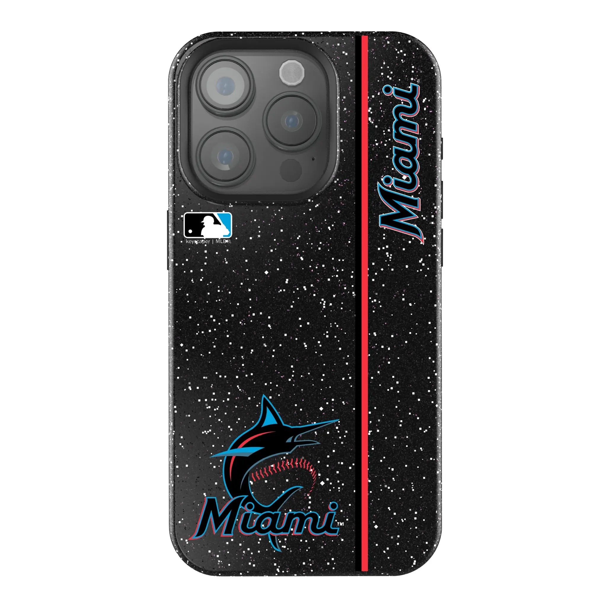 Miami Marlins Sidebar Bling Phone Case