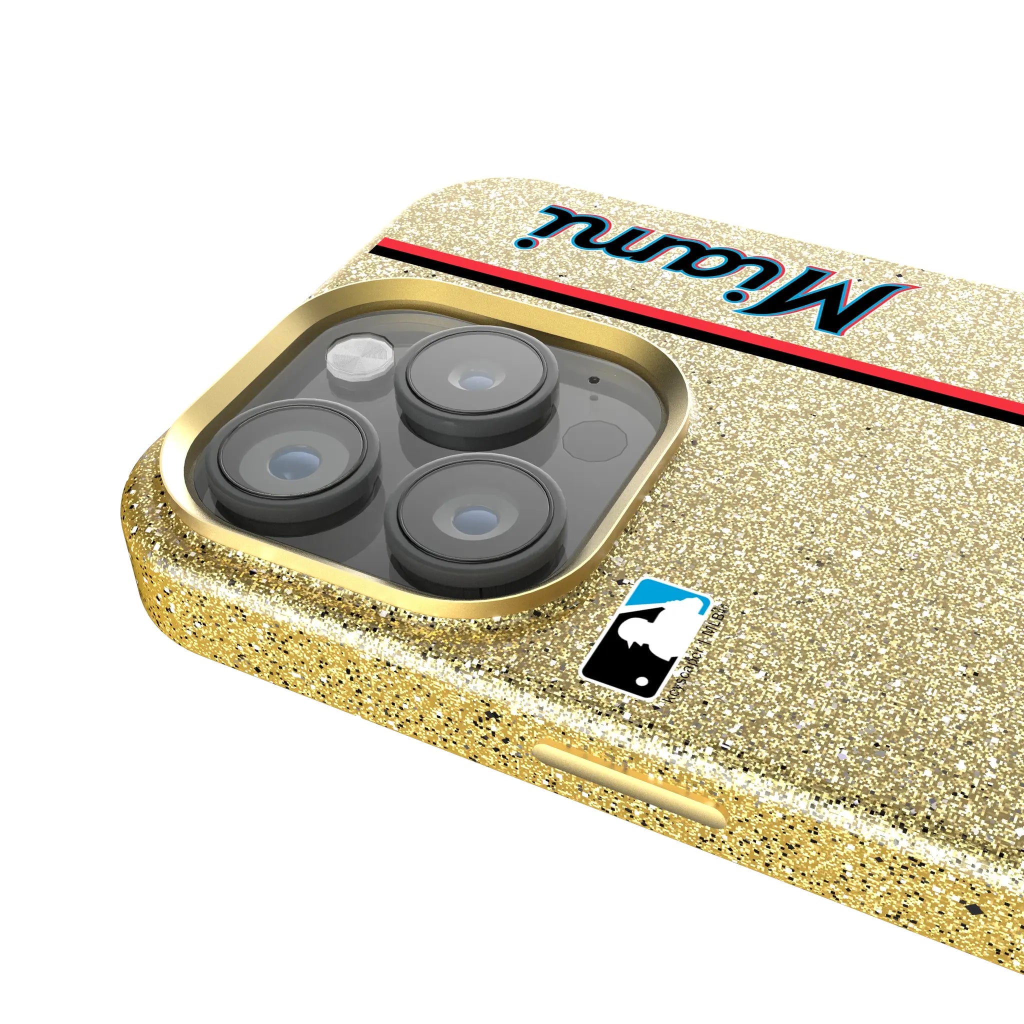 Miami Marlins Sidebar Bling Phone Case