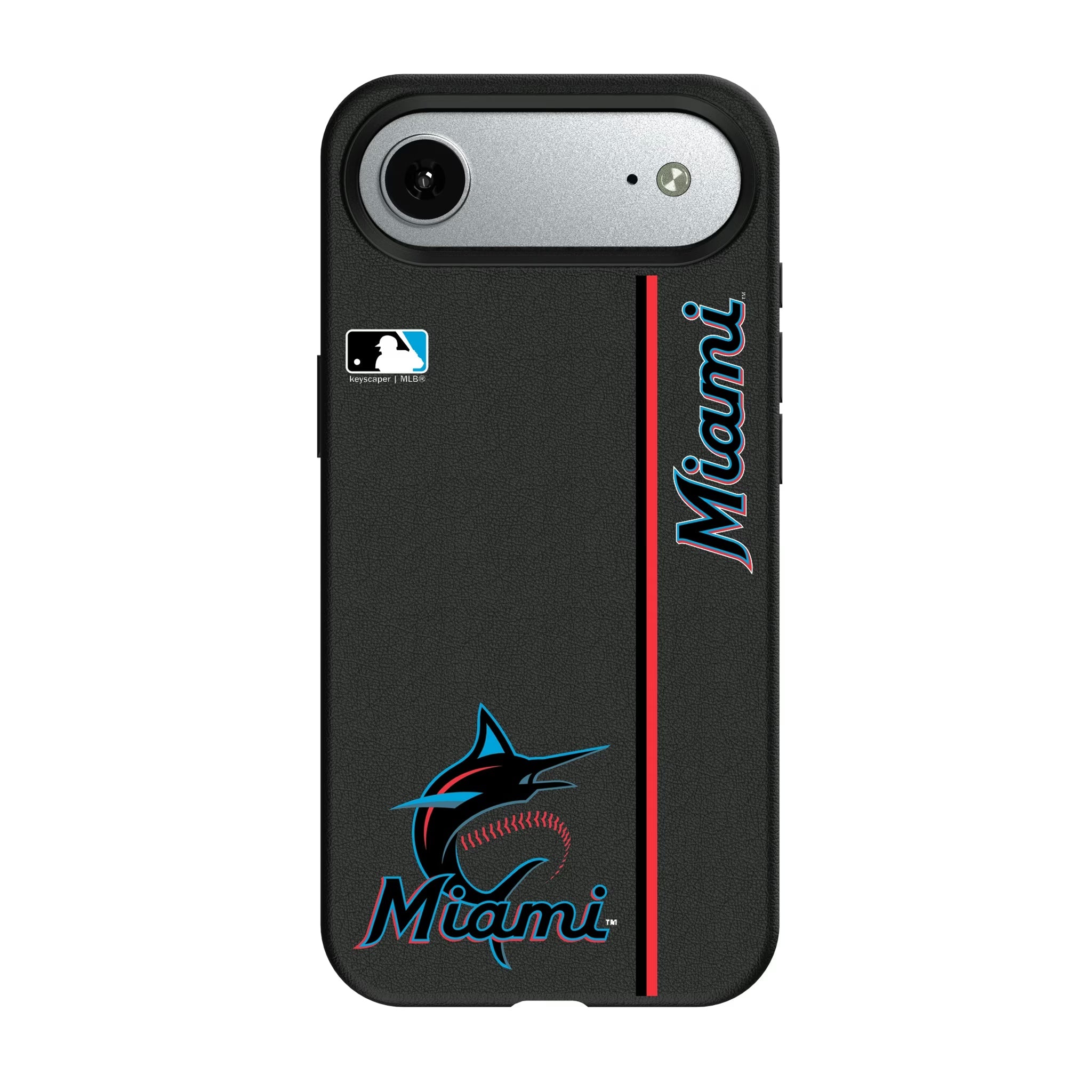 Miami Marlins Sidebar MagSafe Compatible Phone Case for Apple iPhone - Sports Gifts, Sports Memorabilia, Sports Collectibles, Fan Shop