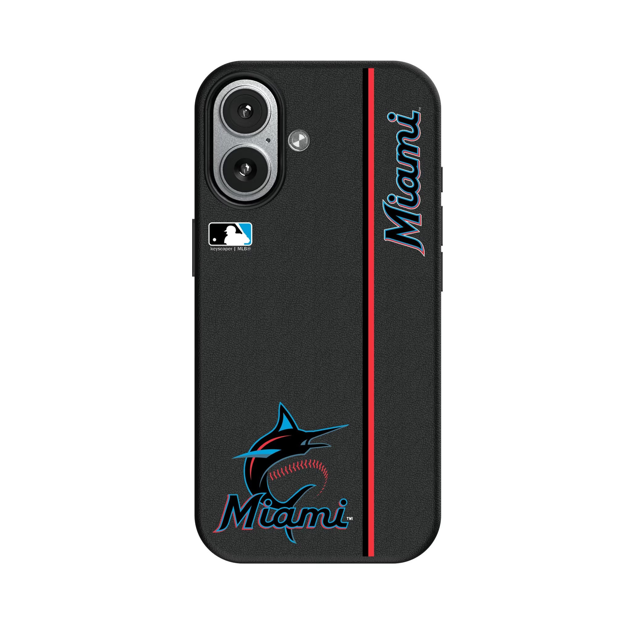 Miami Marlins Sidebar MagSafe Compatible Phone Case for Apple iPhone - Sports Gifts, Sports Memorabilia, Sports Collectibles, Fan Shop