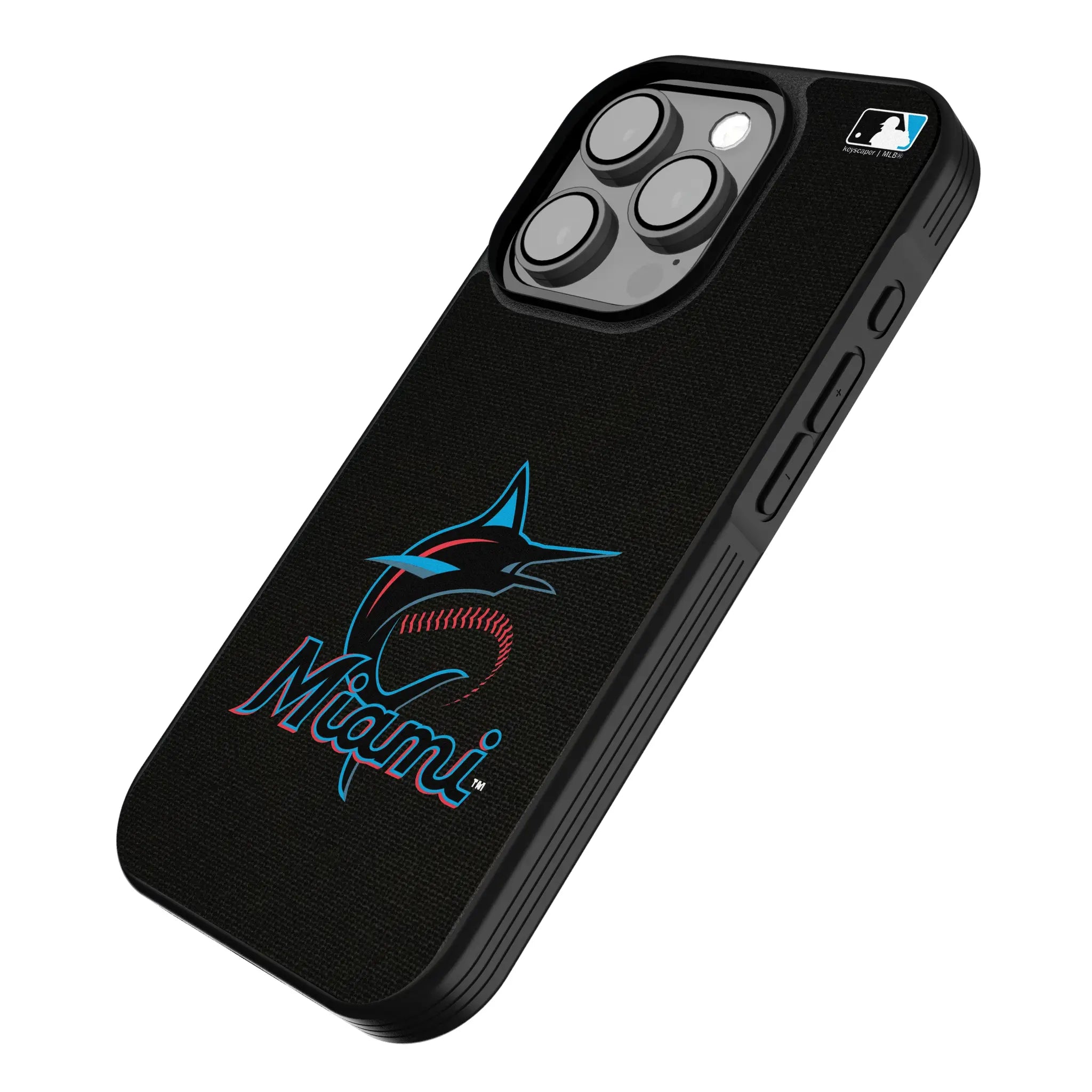 Miami Marlins Solid Bump Phone Case