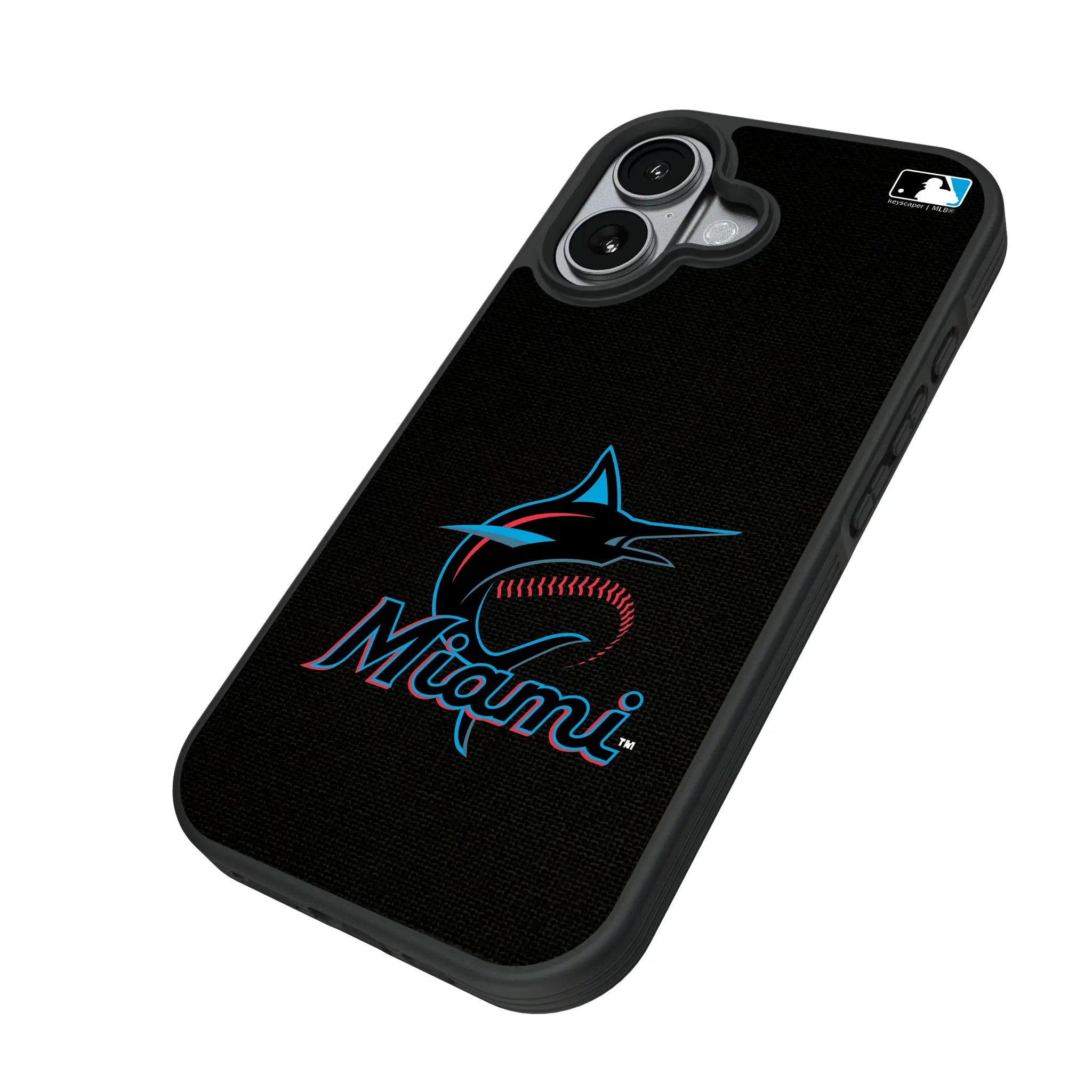 Miami Marlins Solid Bump Phone Case