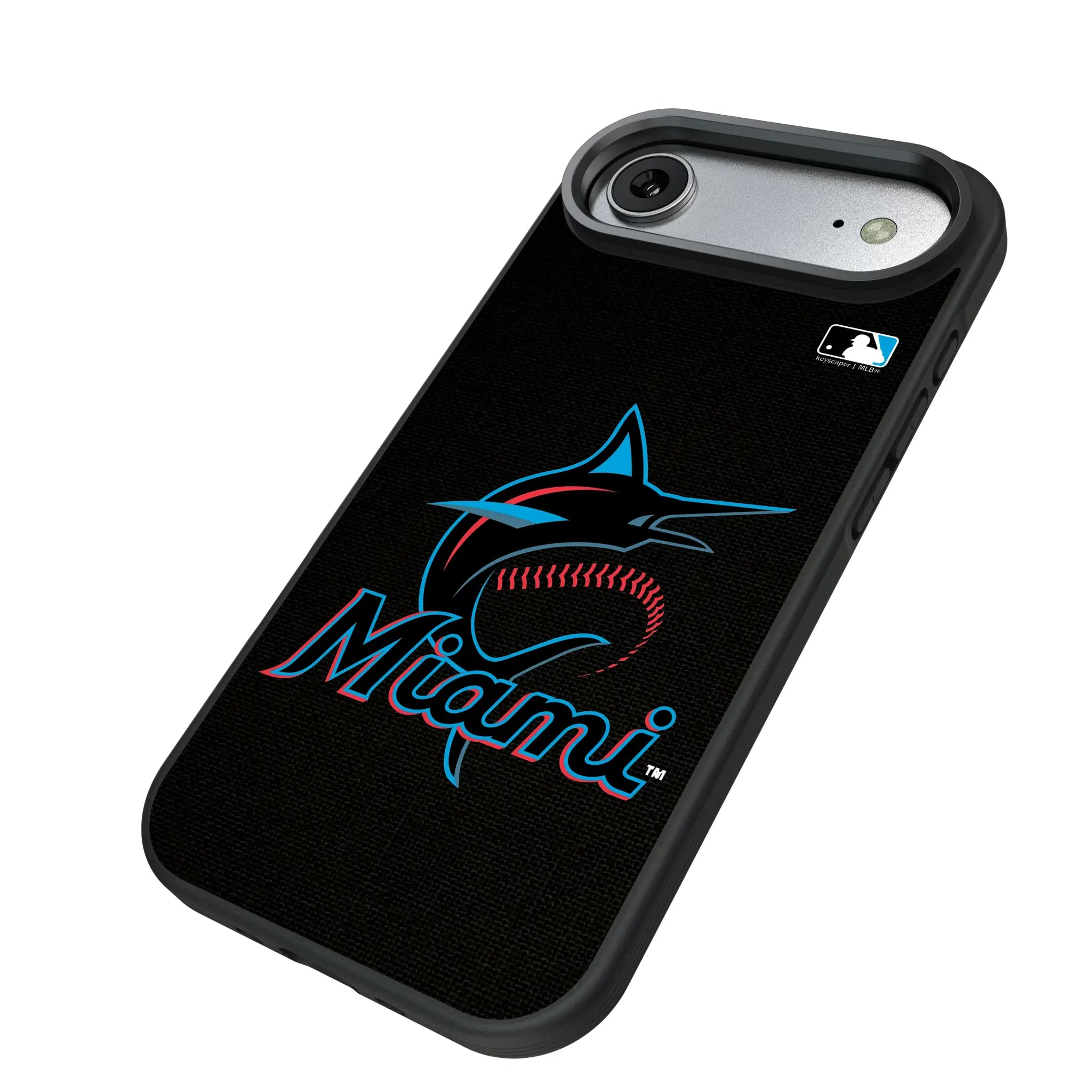 Miami Marlins Solid Bump Phone Case