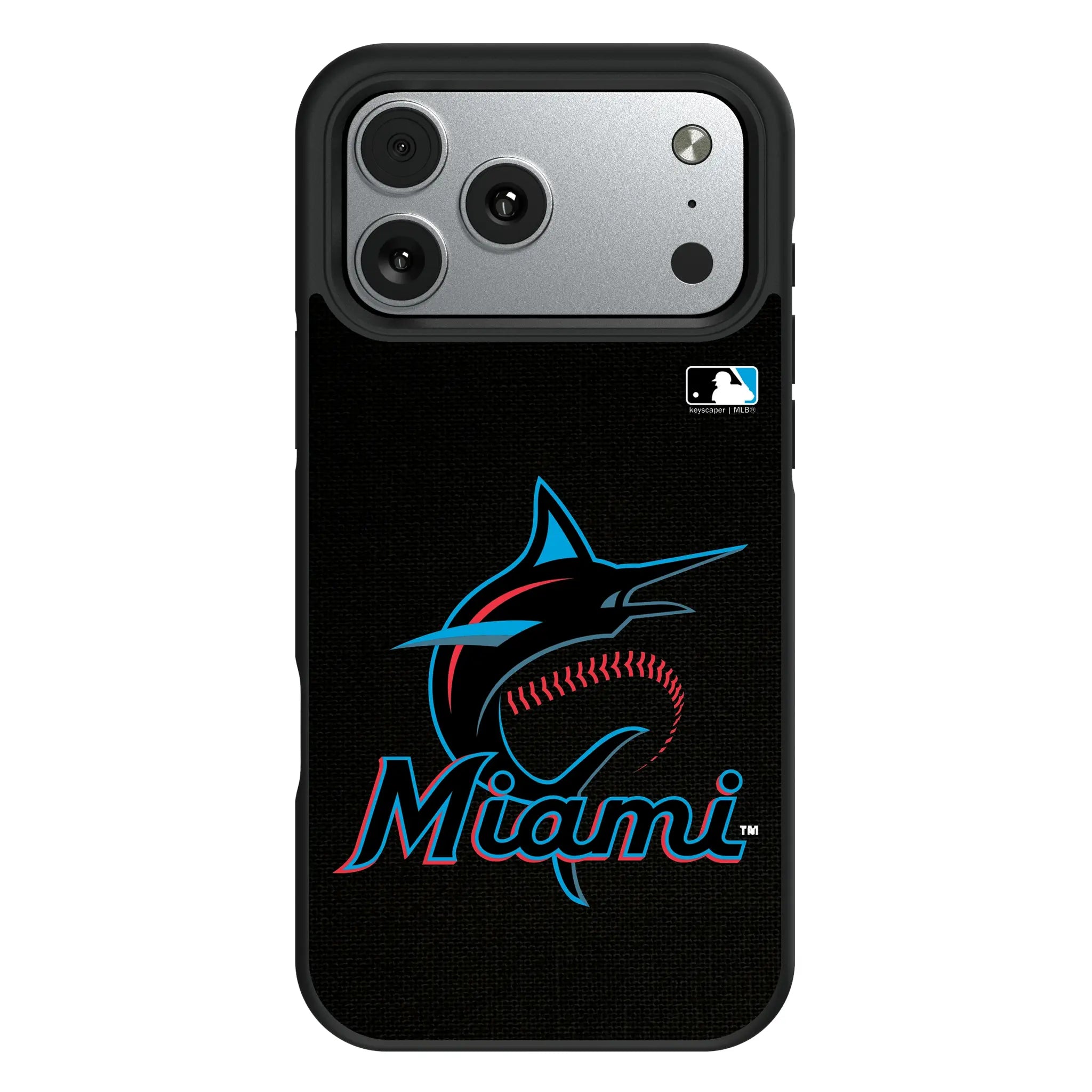 Miami Marlins Solid Bump Phone Case