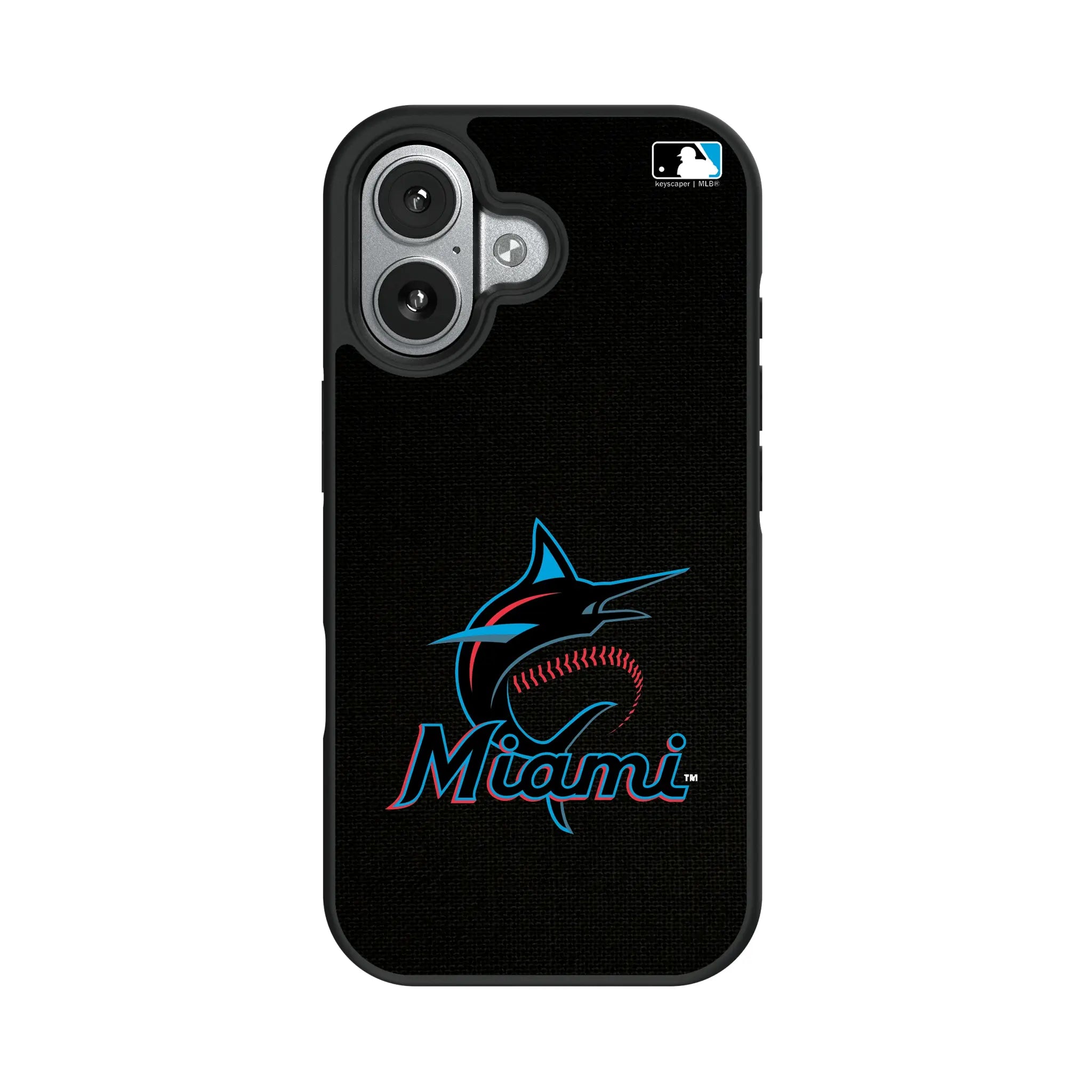 Miami Marlins Solid Bump Phone Case