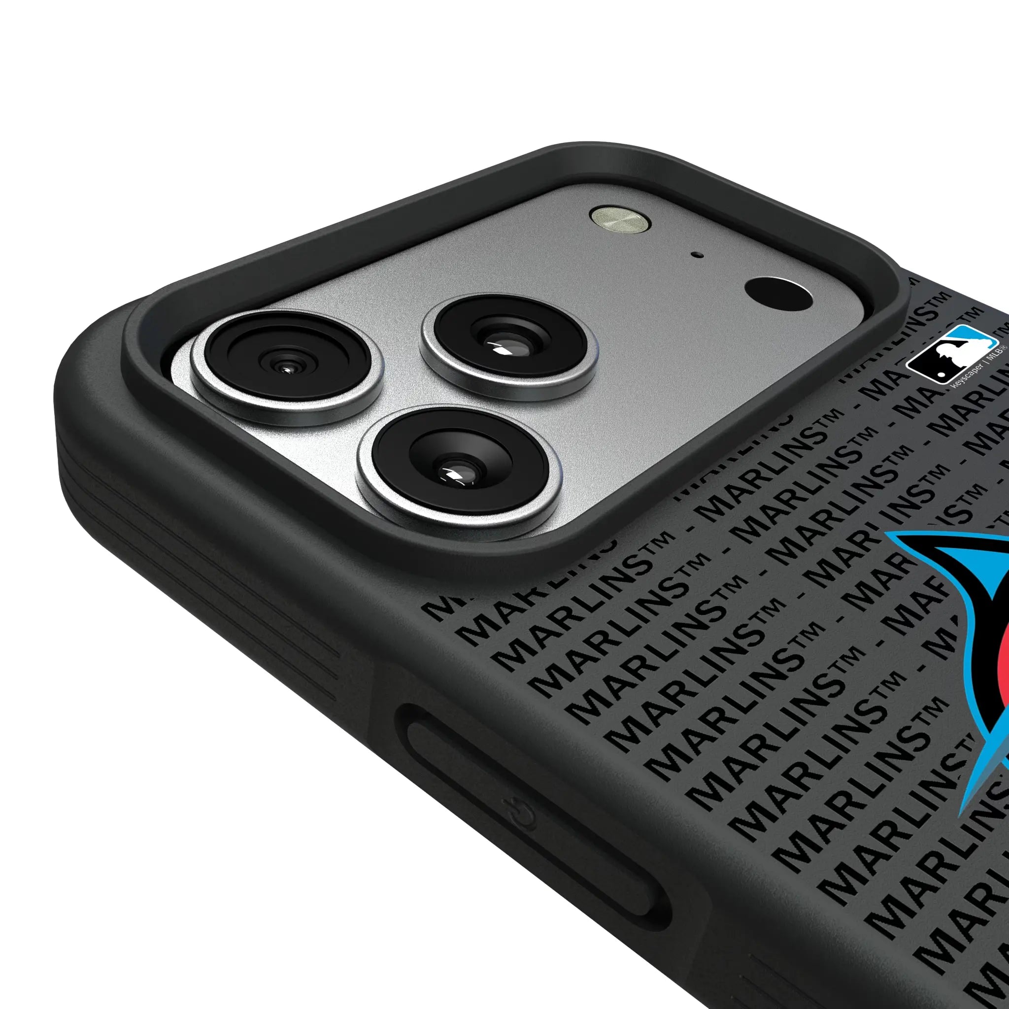 Miami Marlins Text Backdrop Bump Phone Case