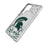 Michigan State University Spartans Confetti Clear Phone Case for Samsung Galaxy