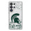 Michigan State University Spartans Confetti Clear Phone Case for Samsung Galaxy