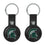 Michigan State University Spartans Insignia Black Airtag Holder 2-Pack