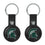 Michigan State University Spartans Insignia Black Airtag Holder 2-Pack
