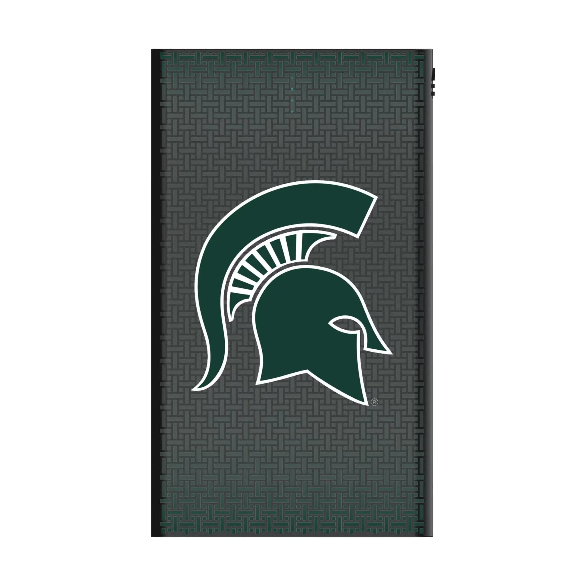 Michigan State University Spartans Linen 5000mAh Flat Powerbank