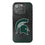 Michigan State University Spartans Linen Bling Phone Case for Apple iPhone
