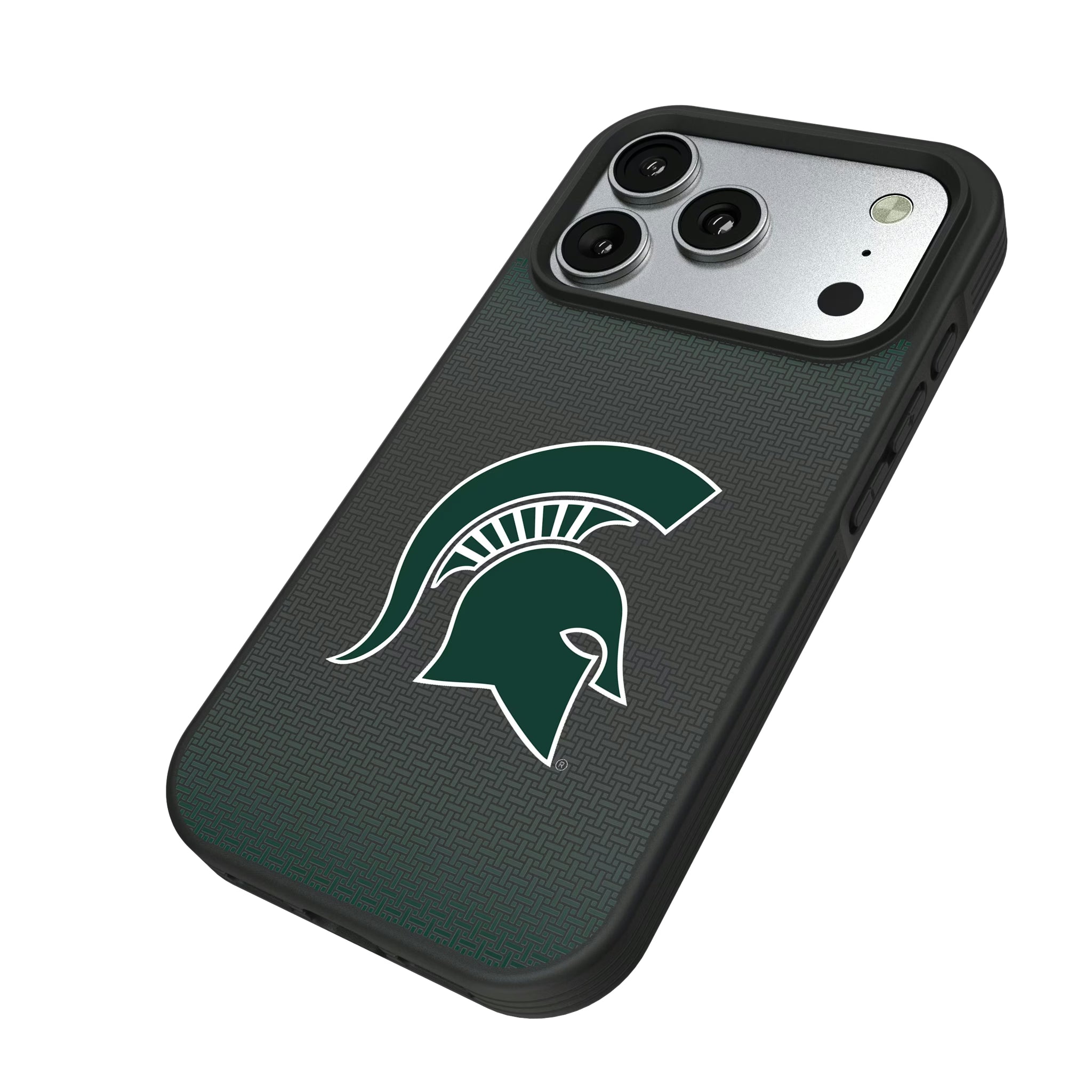 Michigan State University Spartans Linen Bump Phone Case - Sports Gifts, Sports Memorabilia, Sports Collectibles, Fan Shop