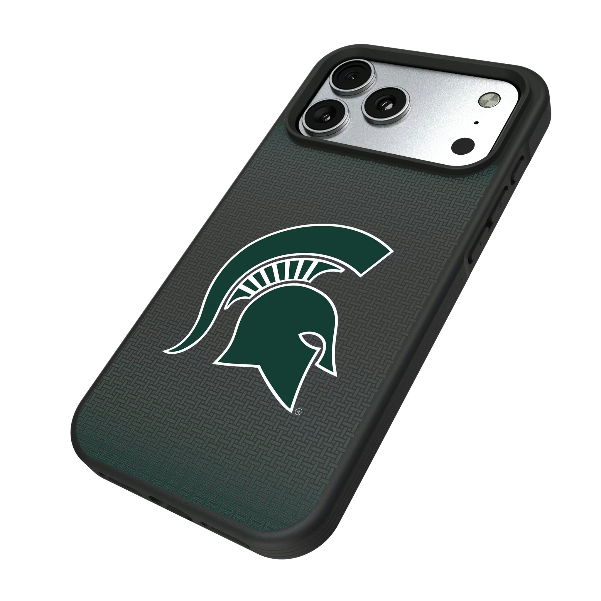 Michigan State University Spartans Linen Bump Phone Case - Sports Gifts, Sports Memorabilia, Sports Collectibles, Fan Shop