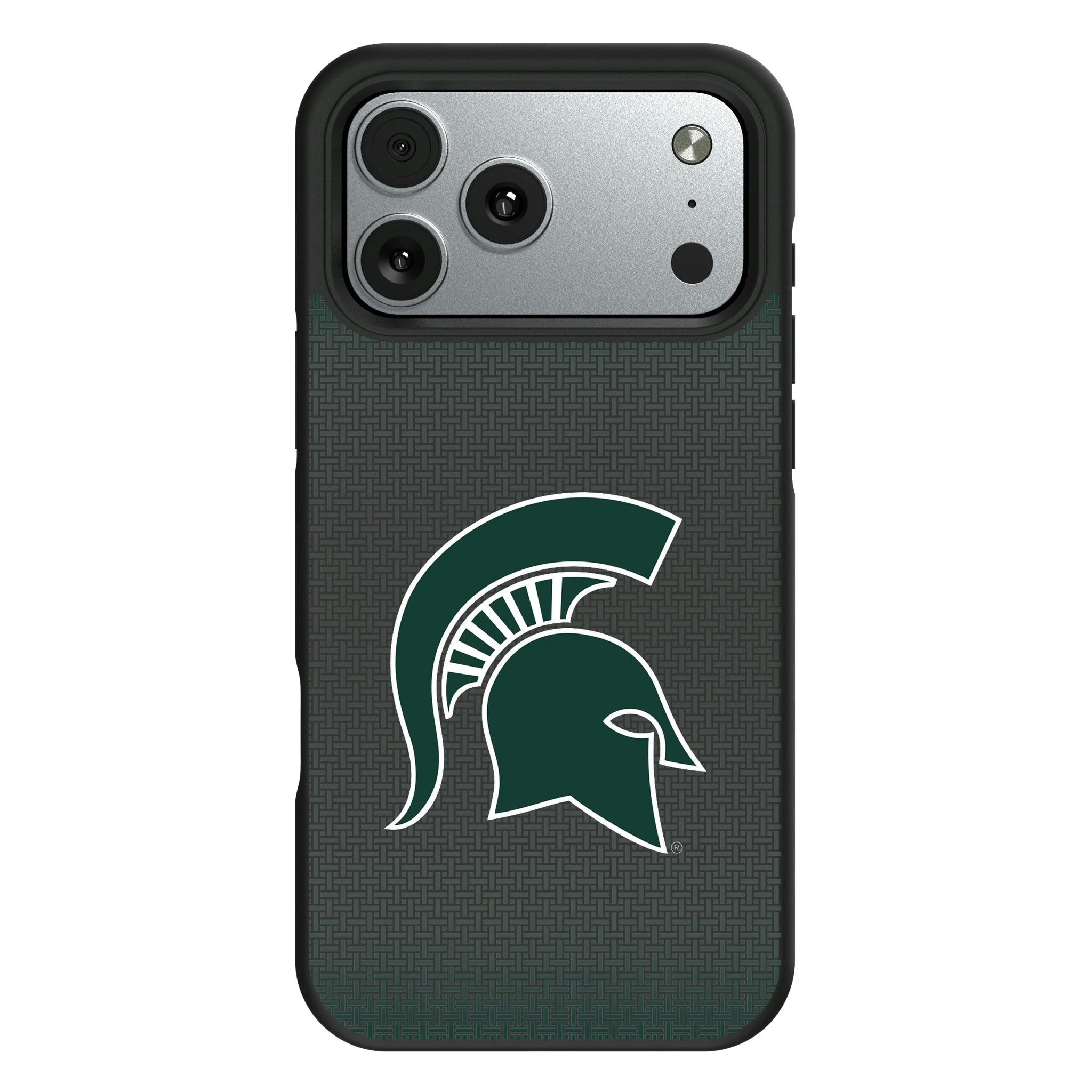 Michigan State University Spartans Linen Bump Phone Case - Sports Gifts, Sports Memorabilia, Sports Collectibles, Fan Shop