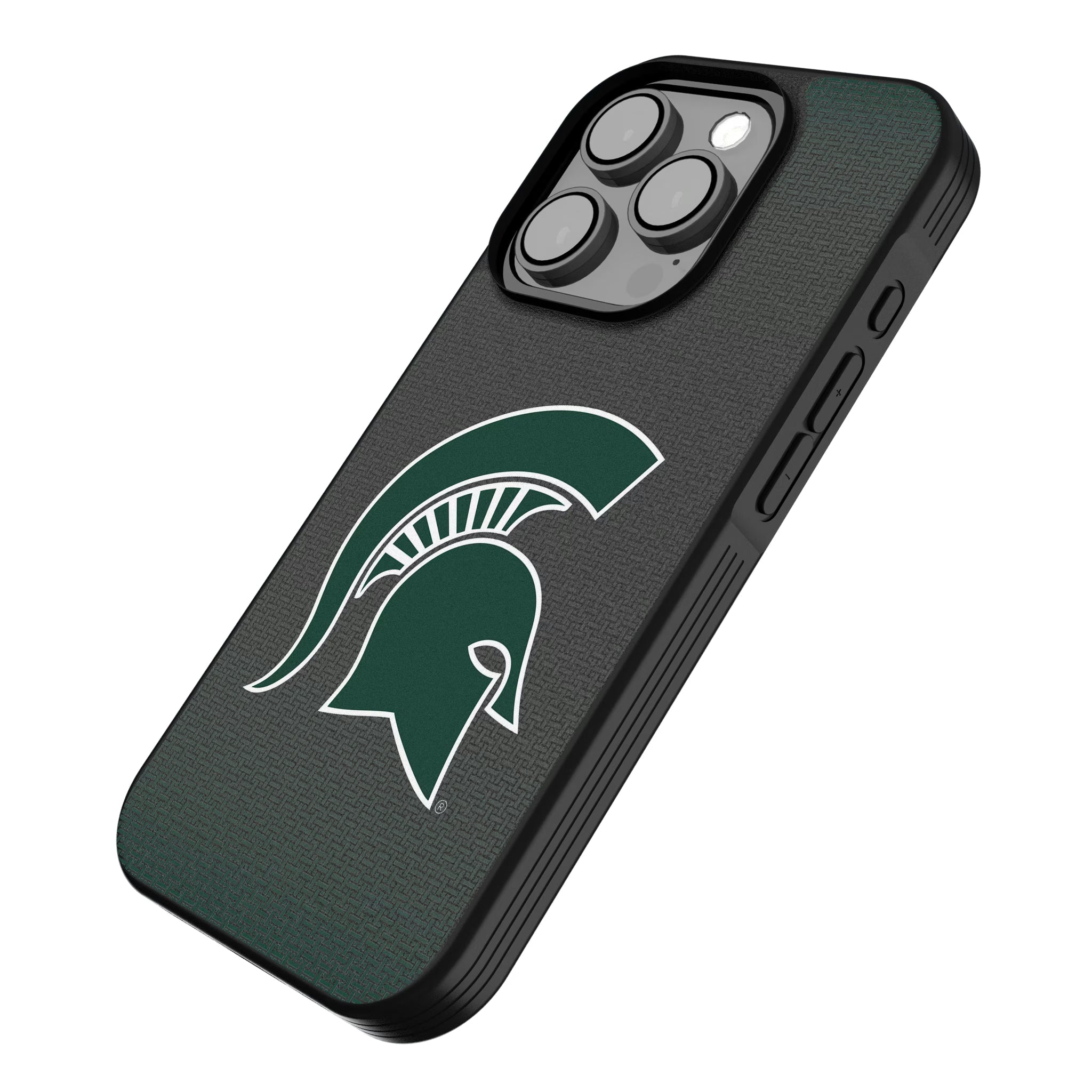 Michigan State University Spartans Linen Bump Phone Case - Sports Gifts, Sports Memorabilia, Sports Collectibles, Fan Shop