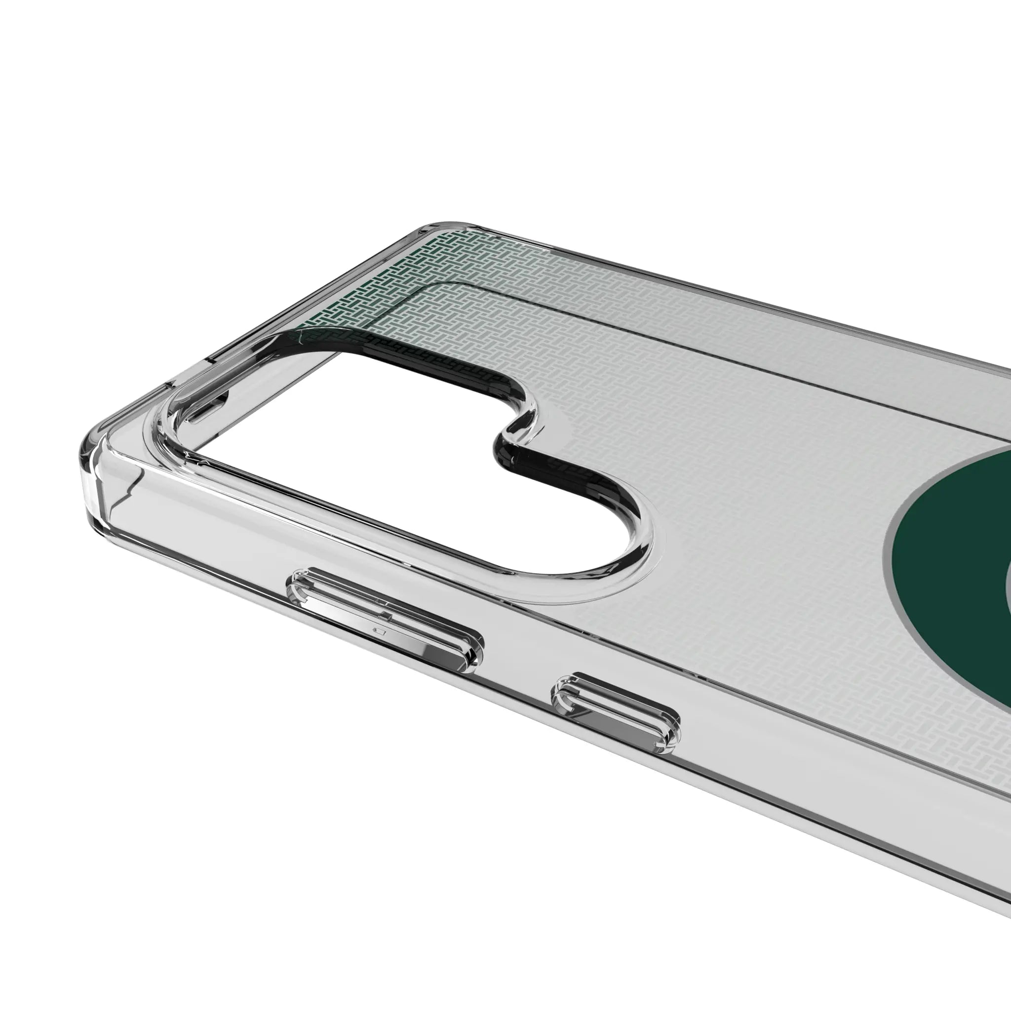Michigan State University Spartans Linen Clear Phone Case for Samsung Galaxy