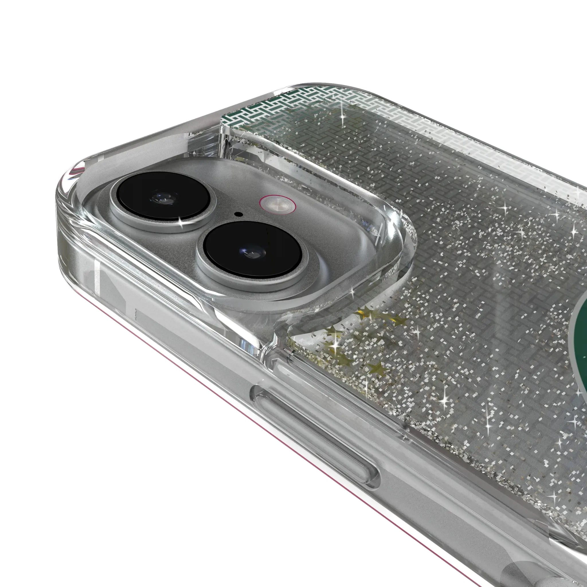 Michigan State University Spartans Linen Glitter Phone Case