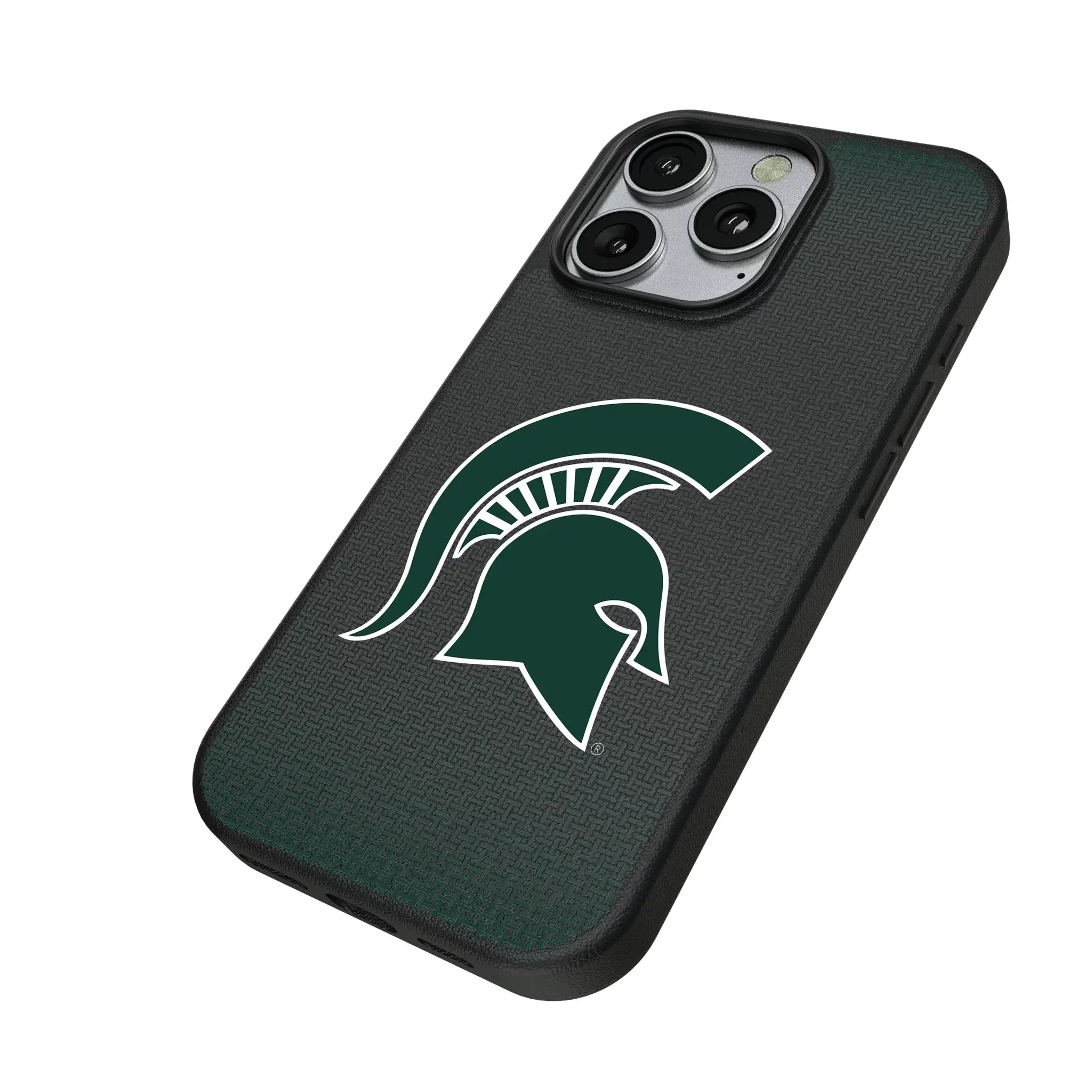 Michigan State University Spartans Linen MagSafe Compatible Phone Case for Apple iPhone
