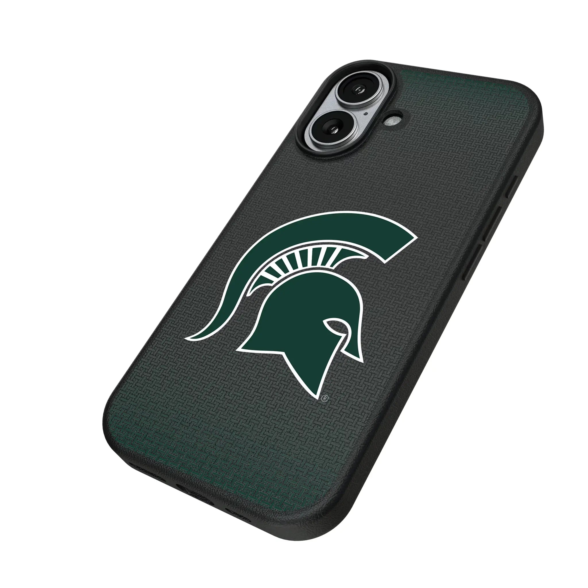 Michigan State University Spartans Linen MagSafe Compatible Phone Case for Apple iPhone