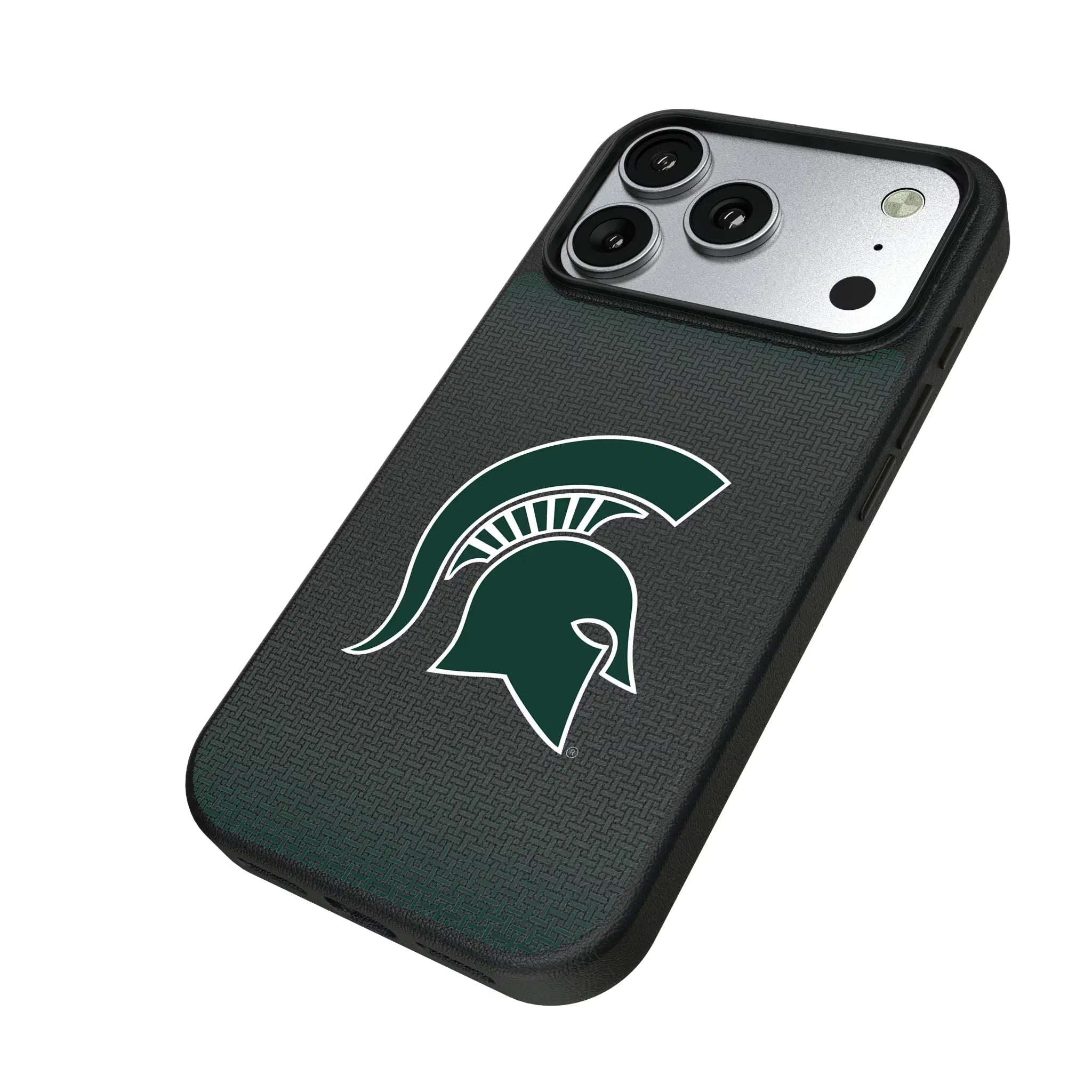 Michigan State University Spartans Linen MagSafe Compatible Phone Case for Apple iPhone