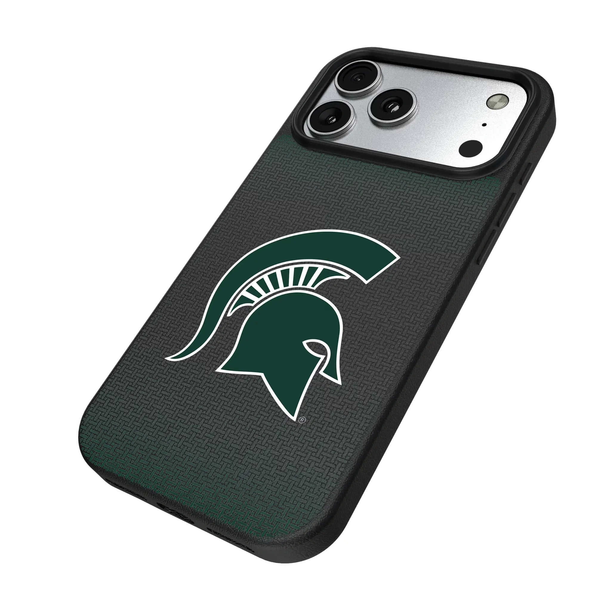 Michigan State University Spartans Linen MagSafe Compatible Phone Case for Apple iPhone