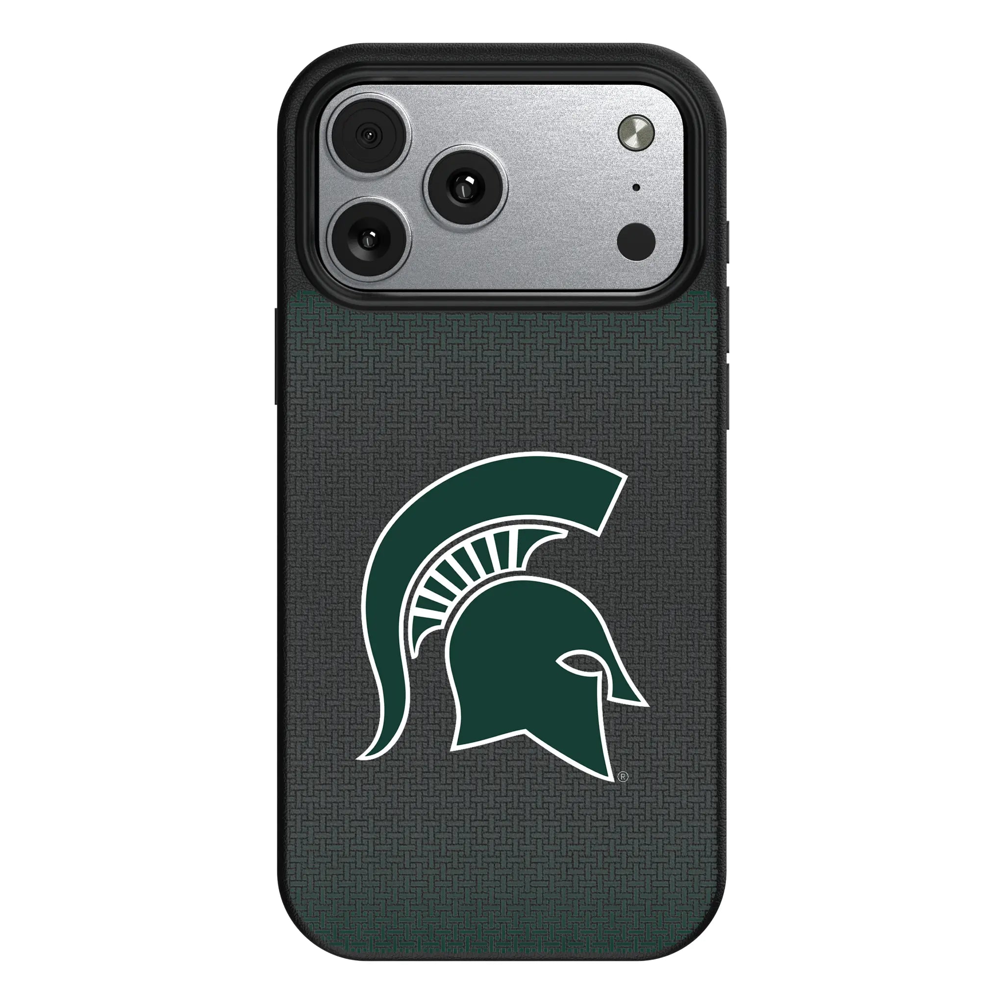 Michigan State University Spartans Linen MagSafe Compatible Phone Case for Apple iPhone