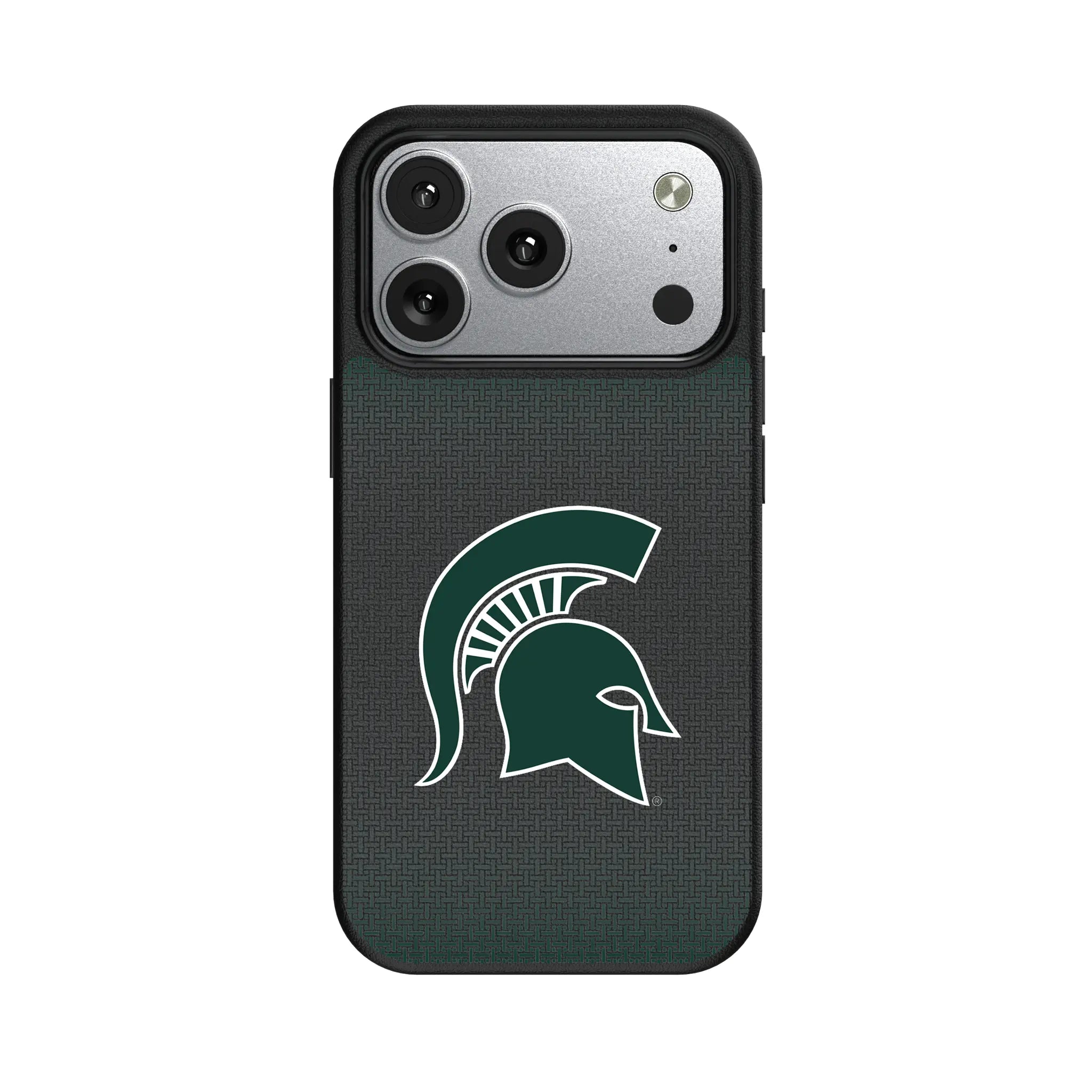 Michigan State University Spartans Linen MagSafe Compatible Phone Case for Apple iPhone