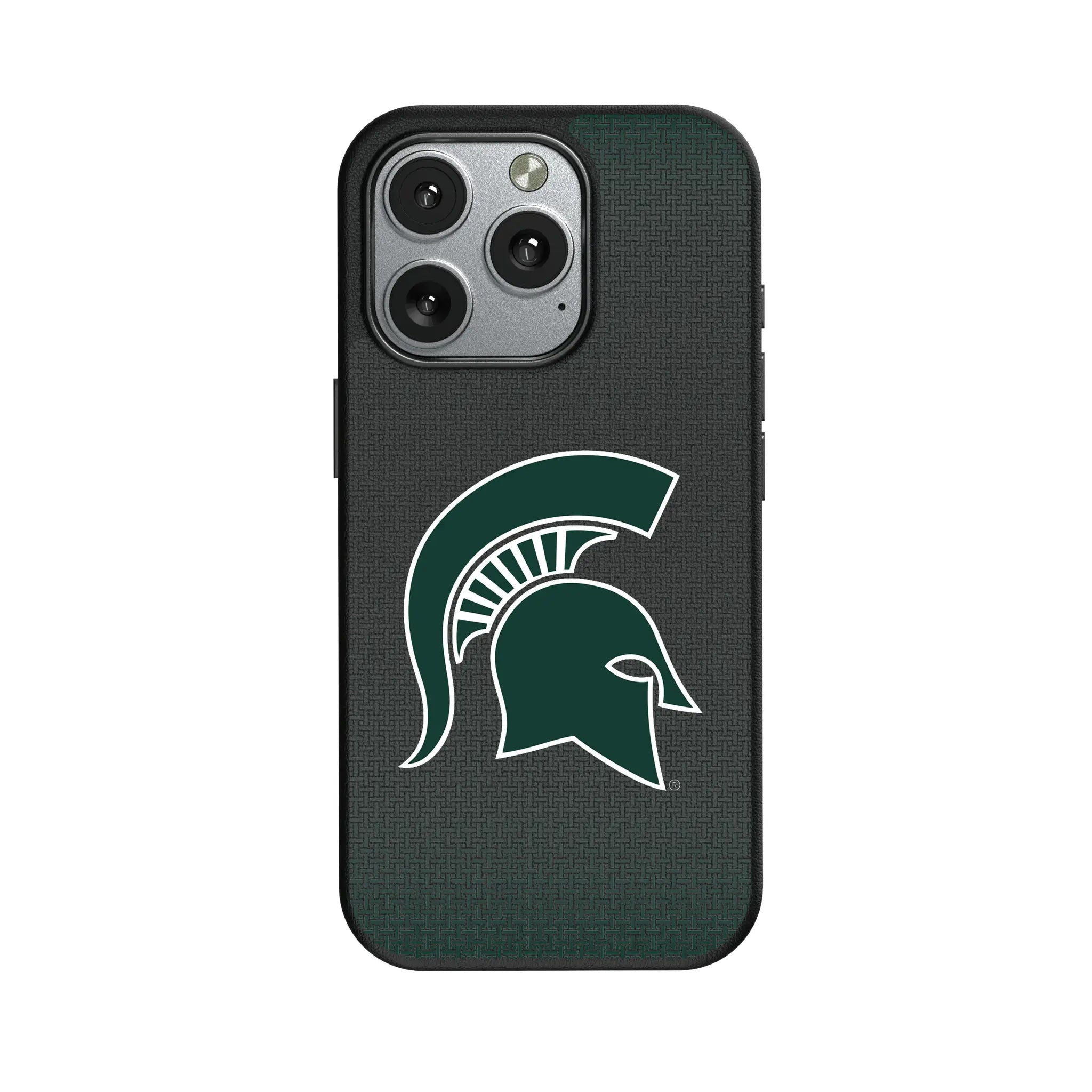 Michigan State University Spartans Linen MagSafe Compatible Phone Case for Apple iPhone