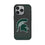 Michigan State University Spartans Linen MagSafe Compatible Phone Case for Apple iPhone