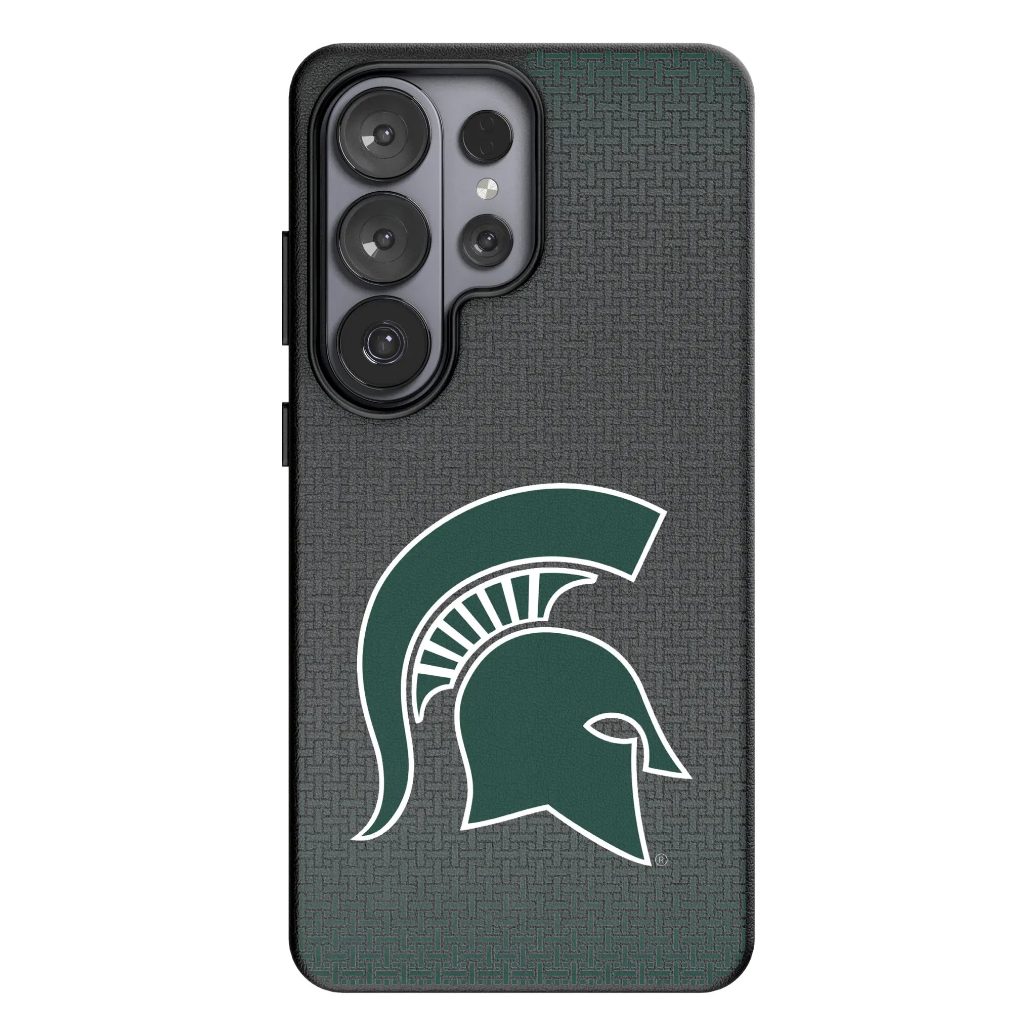 Michigan State University Spartans Linen MagSafe Compatible Phone Case for Samsung Galaxy
