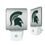 Michigan State University Spartans Linen Night Light 2-Pack